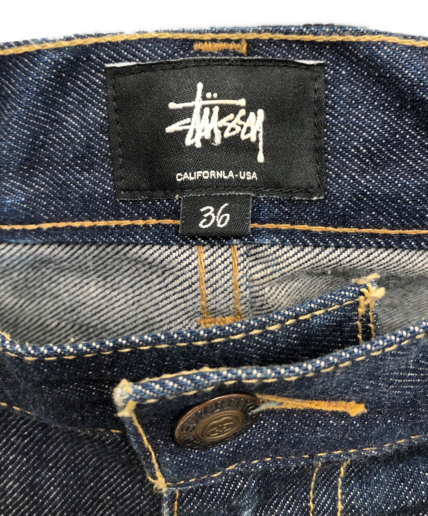 中古・古着通販】stussy (ステューシー) JAPAN MADE SELVEDGE DENIM