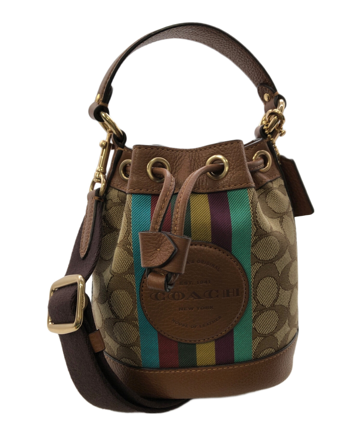 中古・古着通販】COACH (コーチ) DEMPSEY BUCKET BAG／デンプシー 