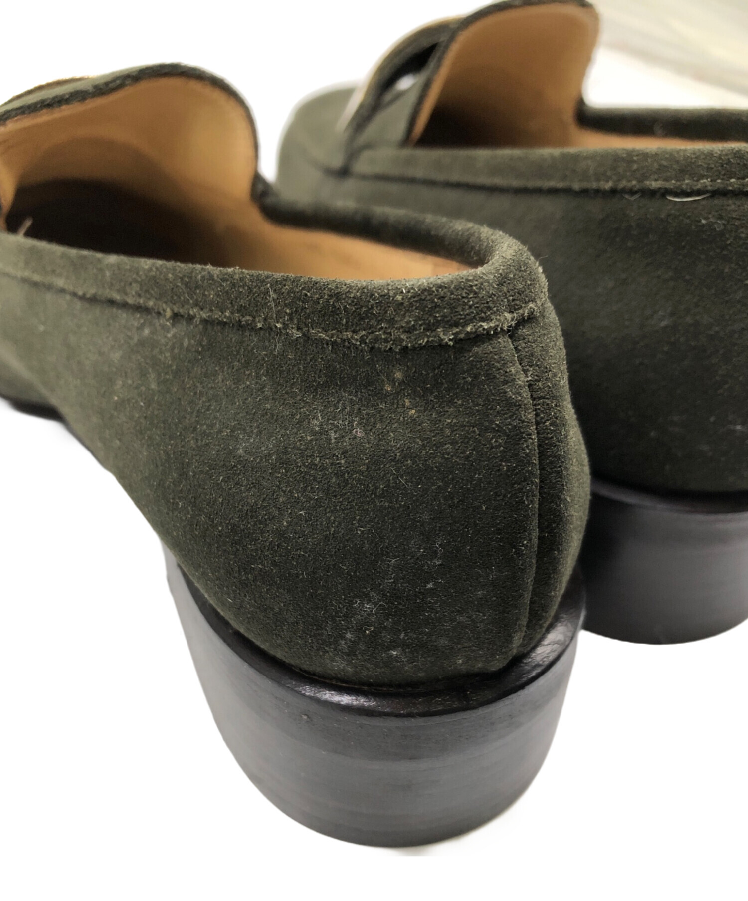 中古・古着通販】GUCCI (グッチ) SUEDE LOAFER／スエードローファー 