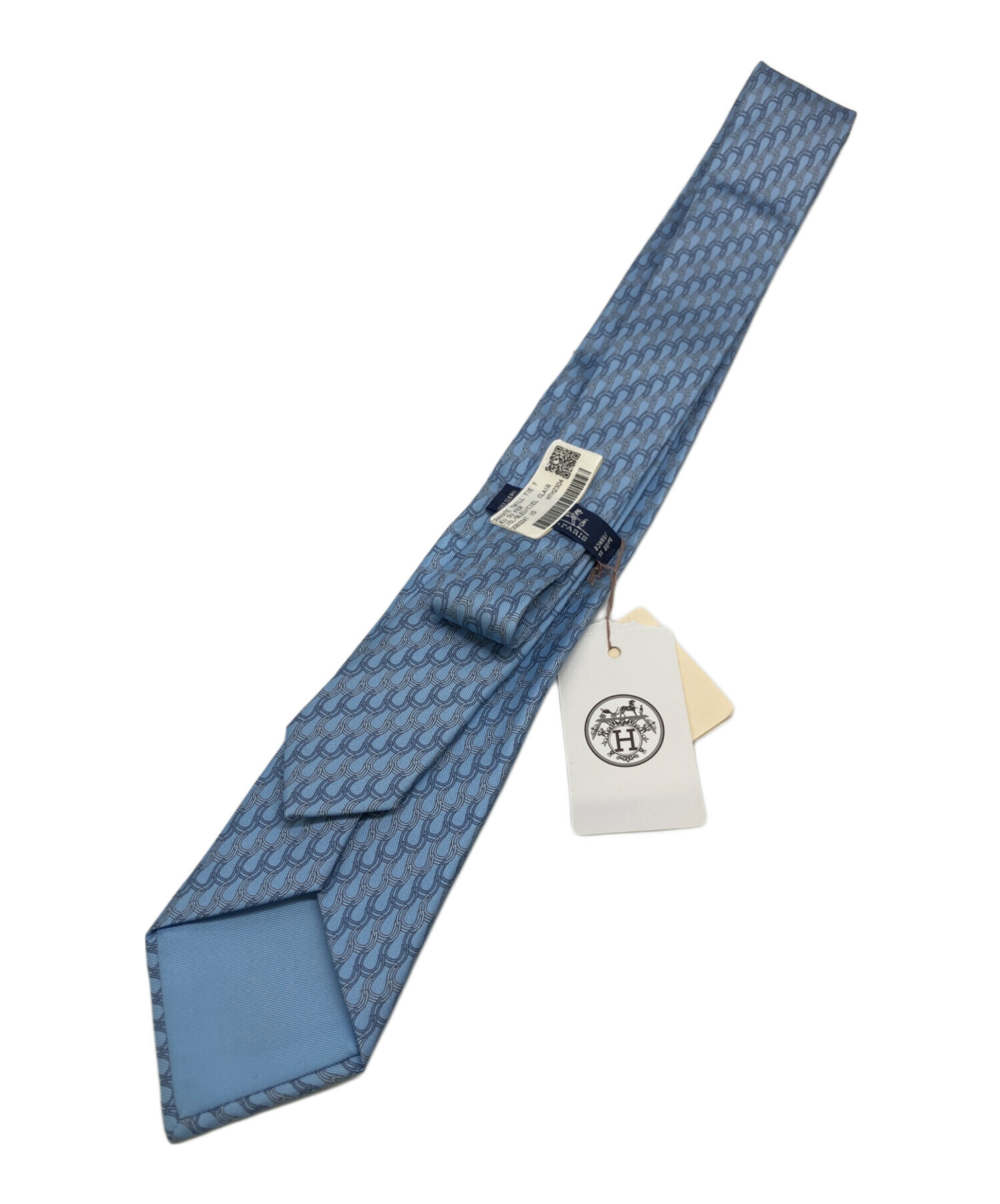 中古・古着通販】HERMES (エルメス) ネクタイ ブルー サイズ 中古・古着通販】HERMES (エルメス) ネクタイ ブルー サイズ