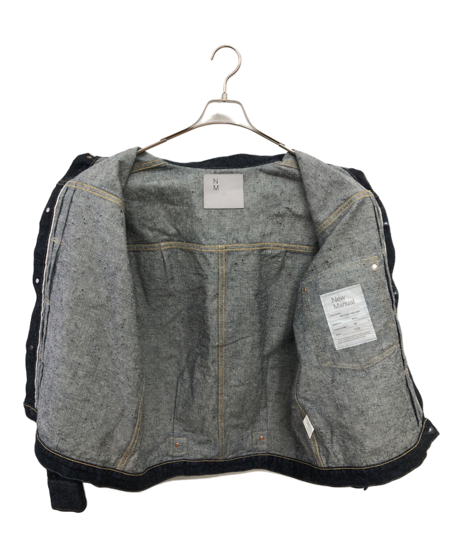 中古・古着通販】New Manual (ニュー・マニュアル) デニムジャケット