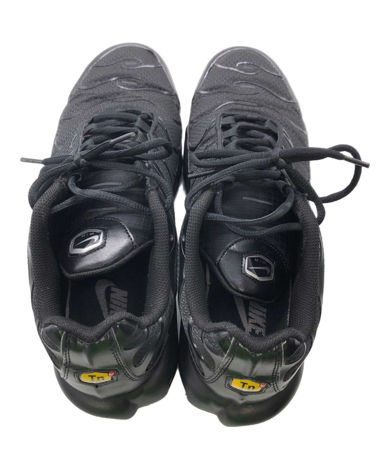中古・古着通販】NIKE (ナイキ) AIR MAX PLUS BLACK／エアマックス