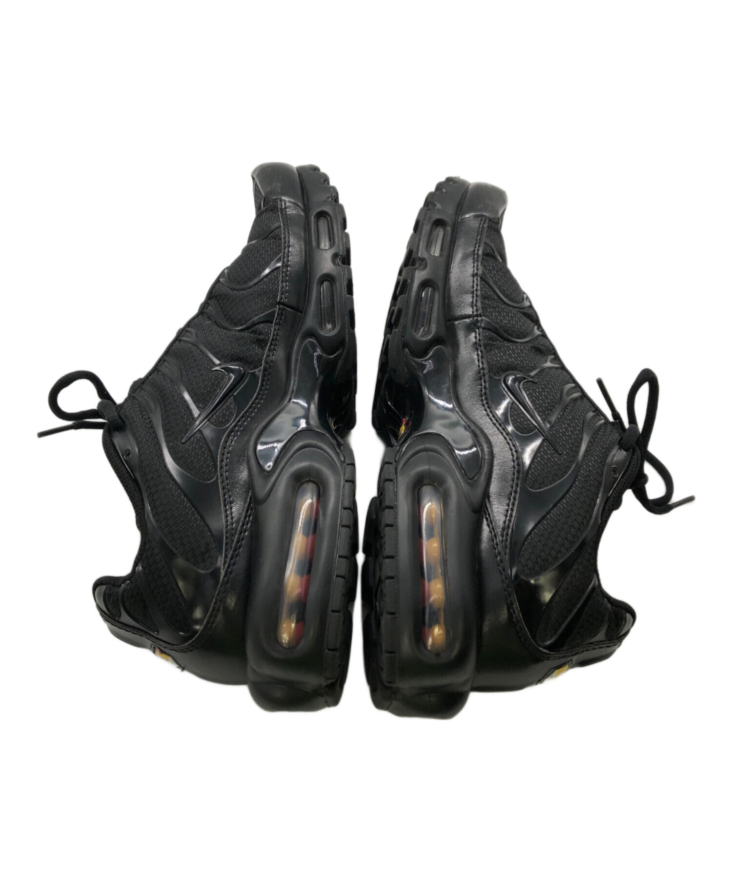中古・古着通販】NIKE (ナイキ) AIR MAX PLUS BLACK／エアマックス