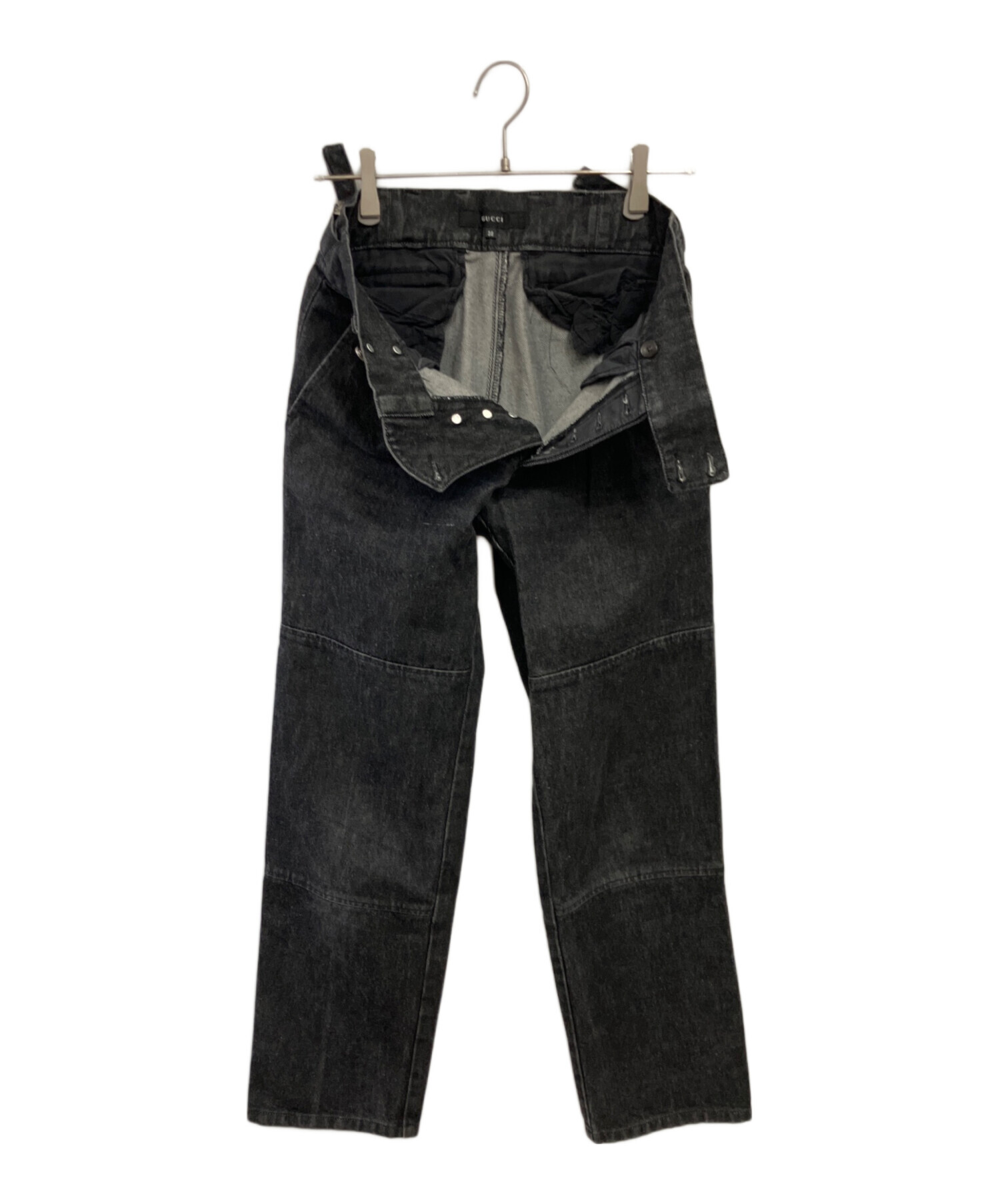 中古・古着通販】GUCCI (グッチ) ダブルシンチバックタックデニム