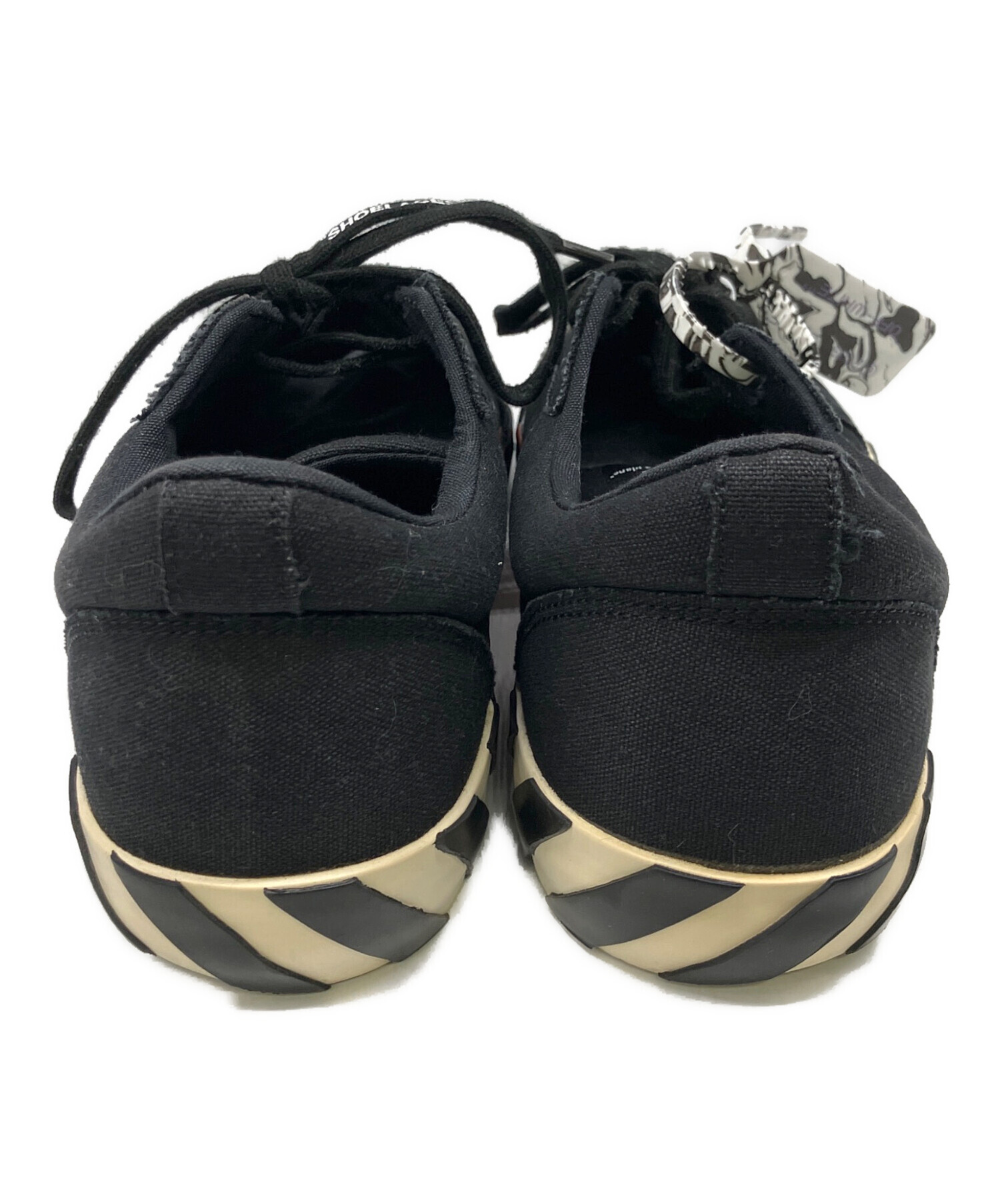 中古・古着通販】OFFWHITE (オフホワイト) スニーカー ブラック サイズ