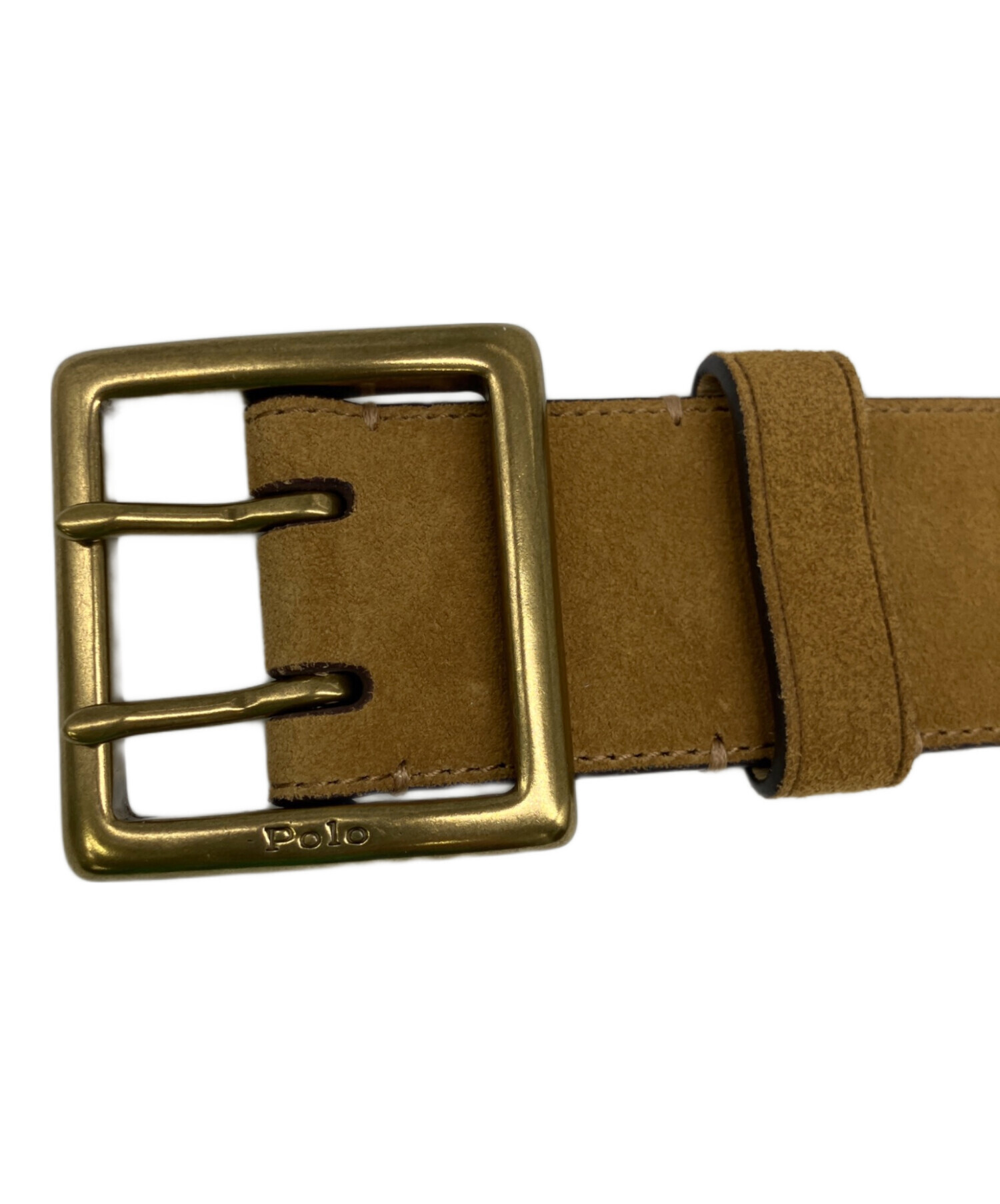 Ralph Lauren レザー ベルト ブラウン　未使用 POLO RALPH LAUREN（ポロ・ラルフローレン） ベルト オイルスムース