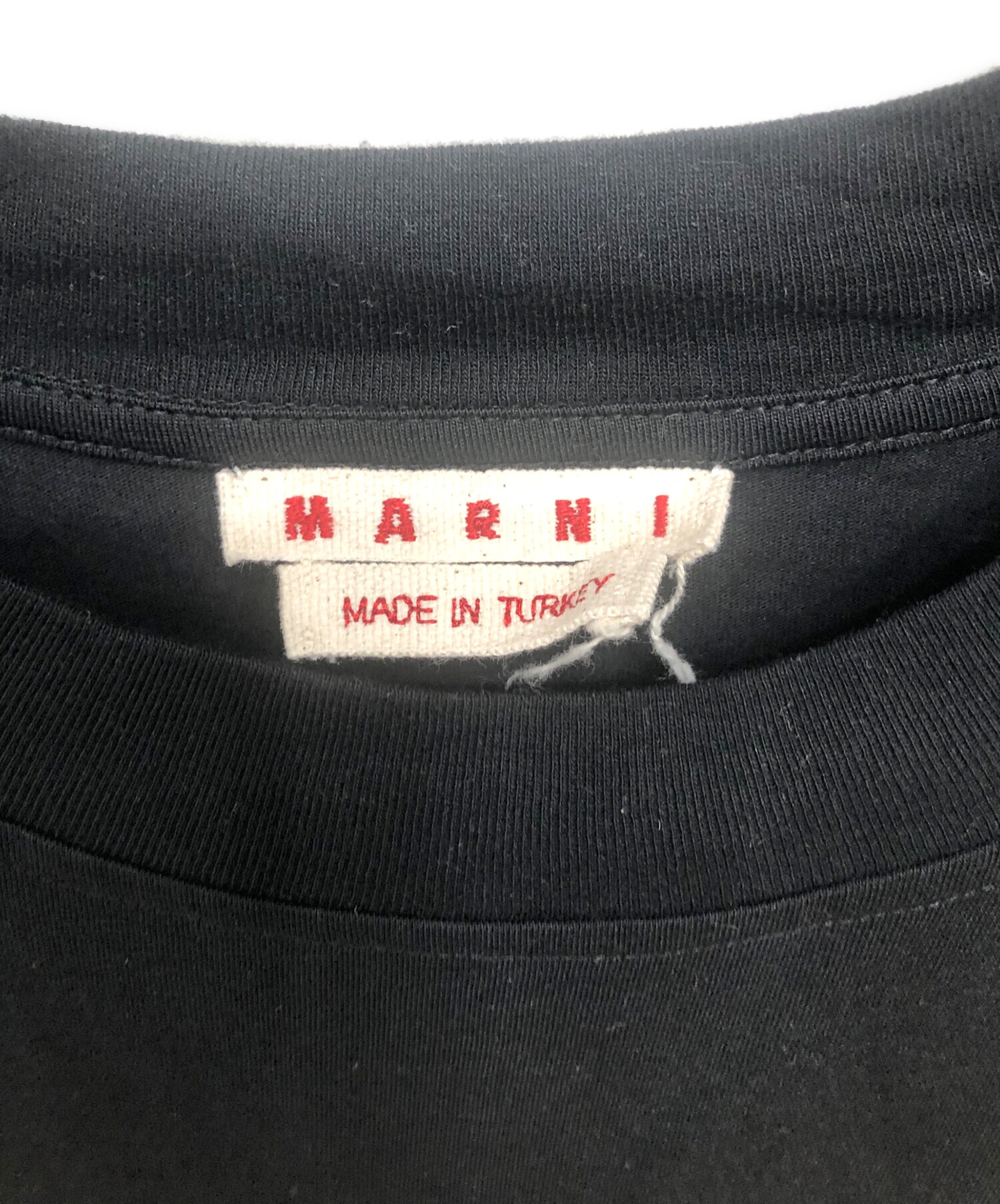 中古・古着通販】MARNI (マルニ) OVER SIZE LOGO T-SHIRT／オーバー