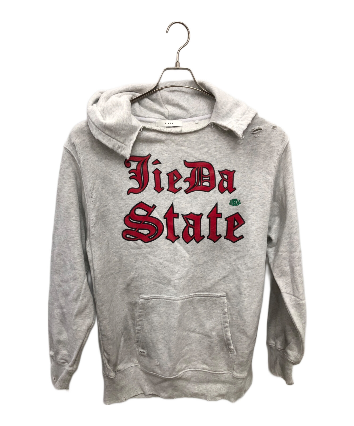 JIEDA ジエダ パーカー メンズ 【古着】【中古】 中古・古着通販】jieda (ジエダ) STATE SWEAT HOODIE／ステート