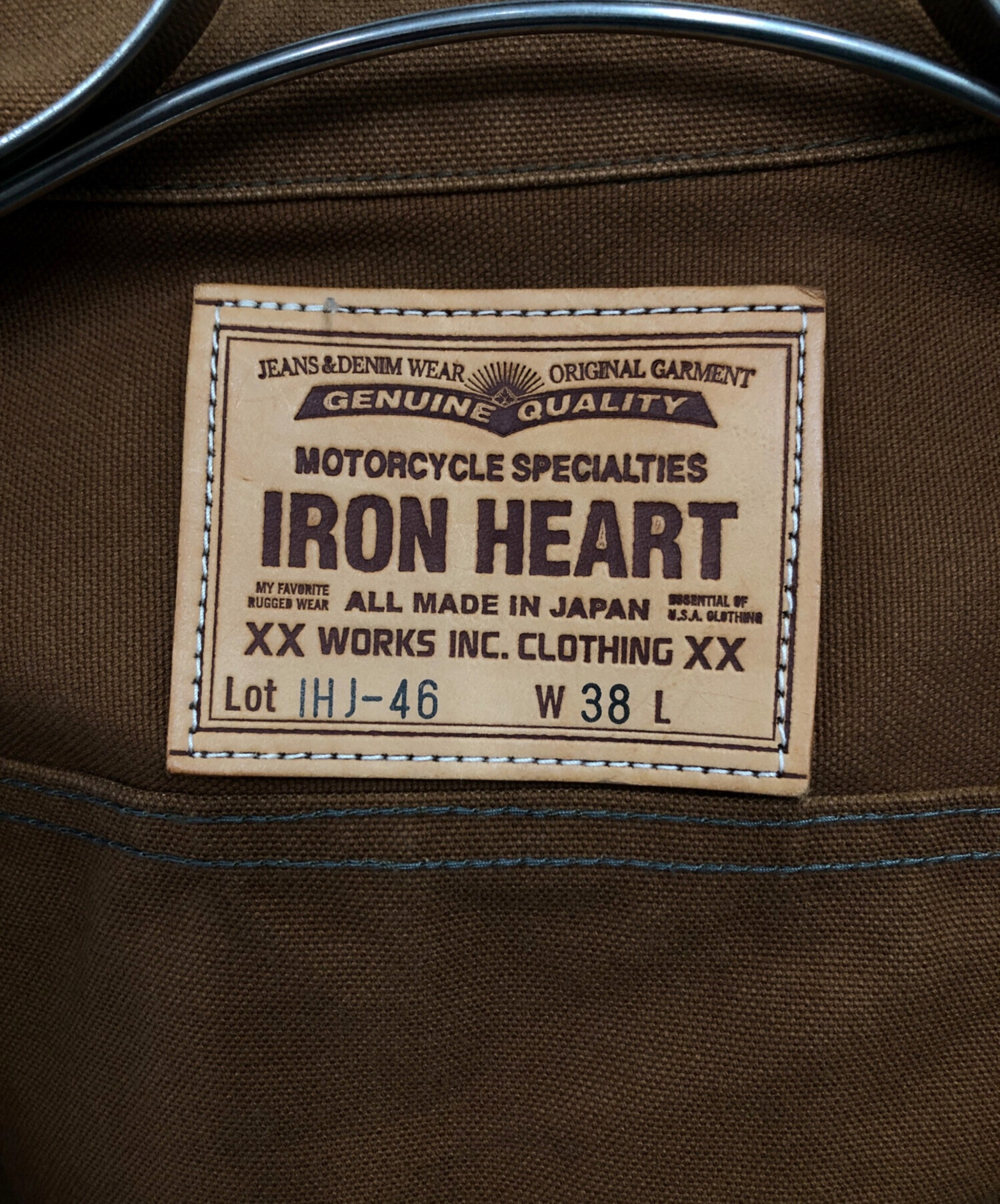 中古・古着通販】IRON HEART (アイアンハート) 16オンス ブラウン