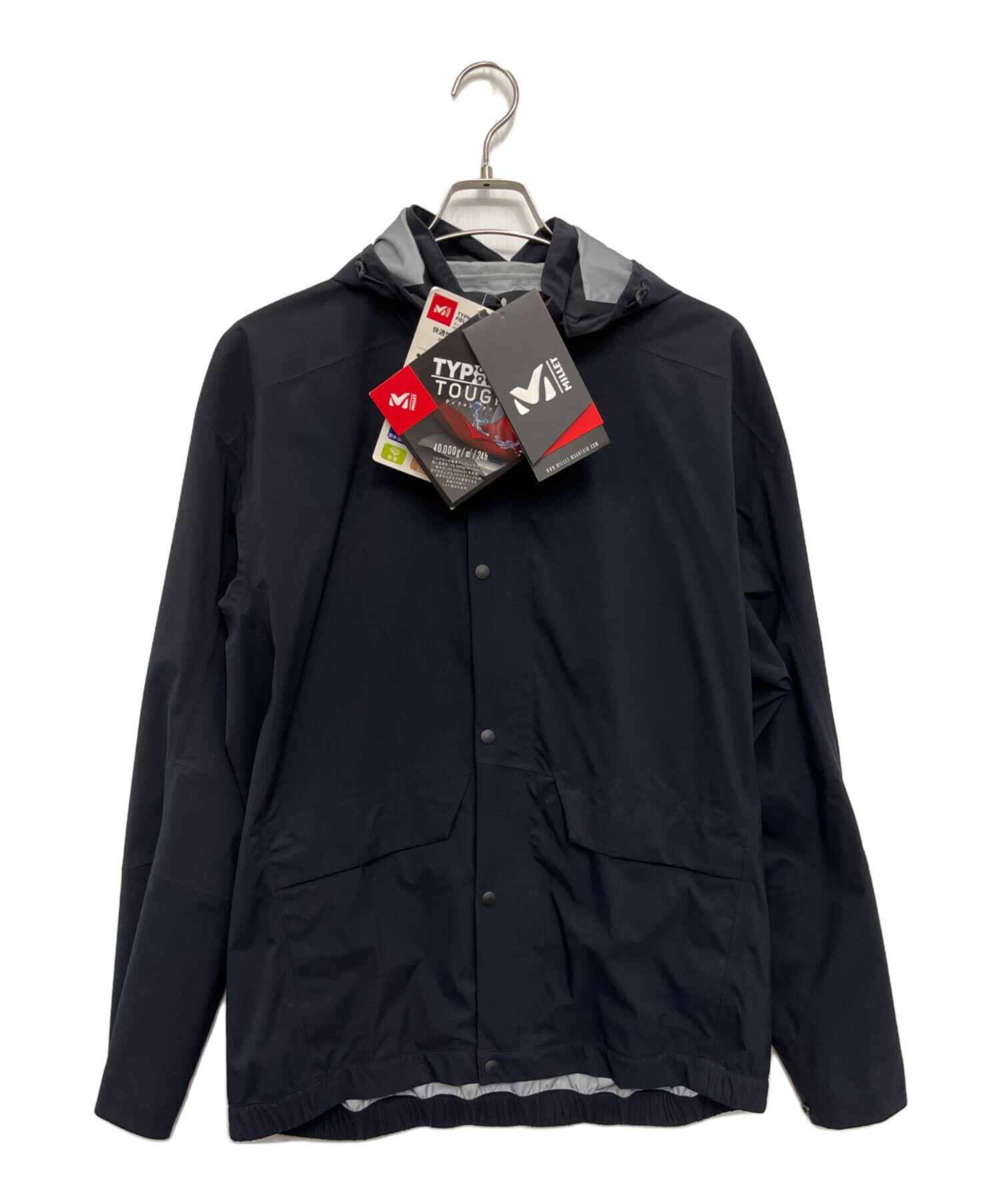 中古・古着通販】MILLET (ミレー) ナイロンジャケット ブラック サイズ 