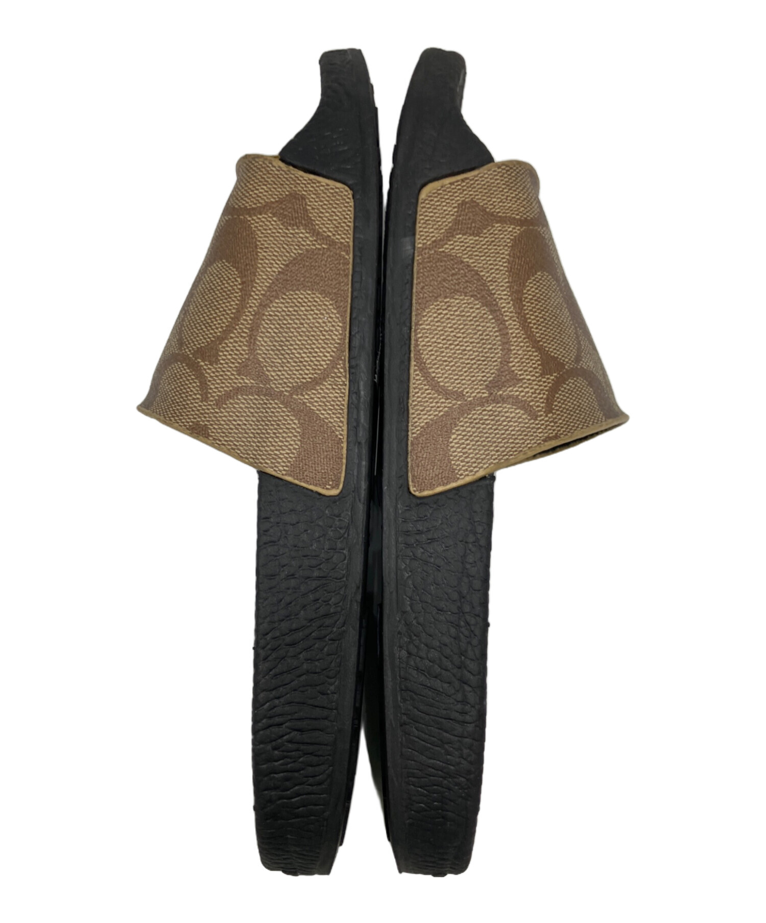 中古・古着通販】COACH (コーチ) サンダル ブラック×ブラウン