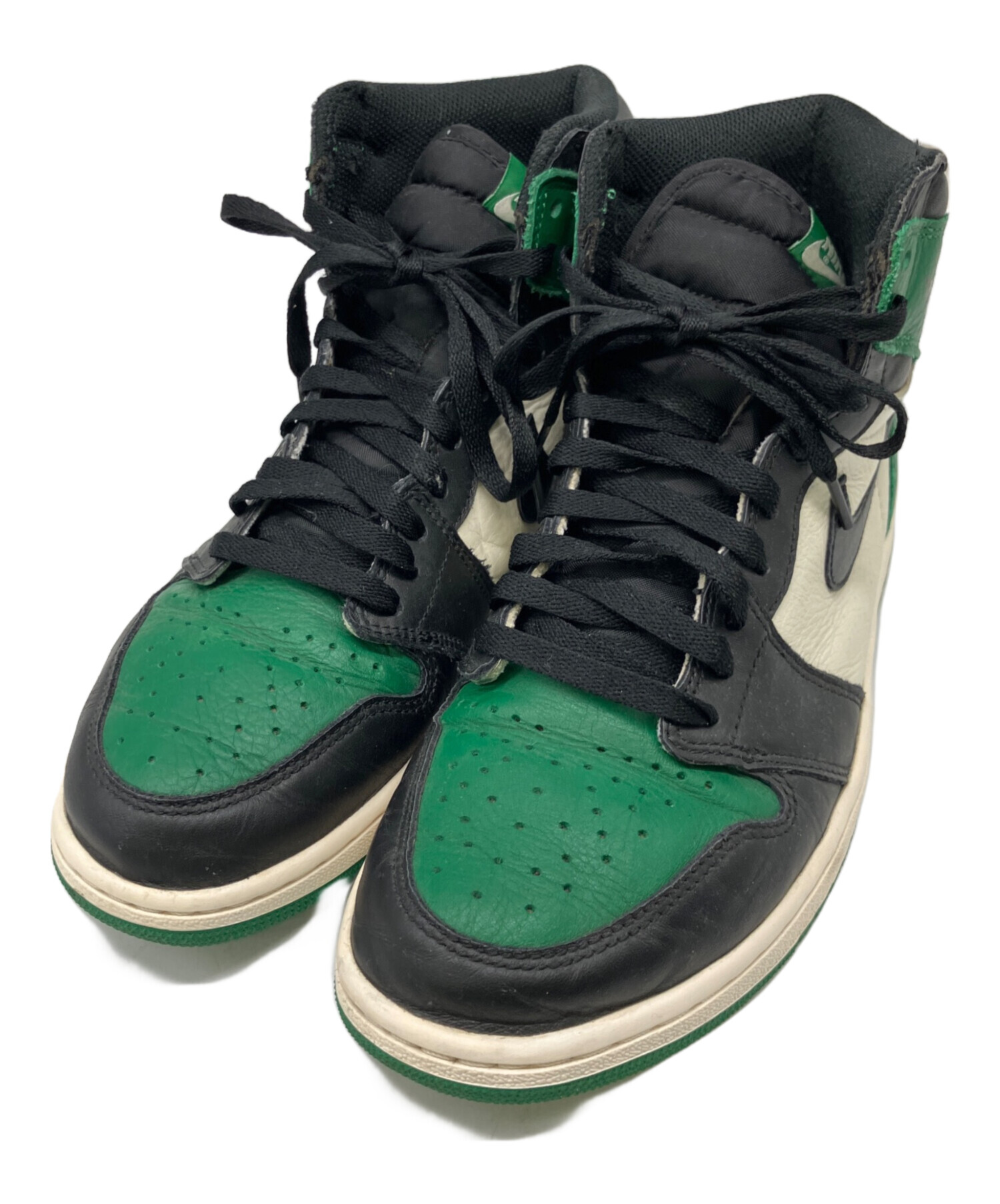 中古・古着通販 NIKE ナイキ エアジョーダン1 レトロハイ AIR JORDAN1 RETRO HIGH ブラック グリーン サイズ 29cm ブランド・古着通販 トレファク公式 TREFAC FASHION スマホサイト