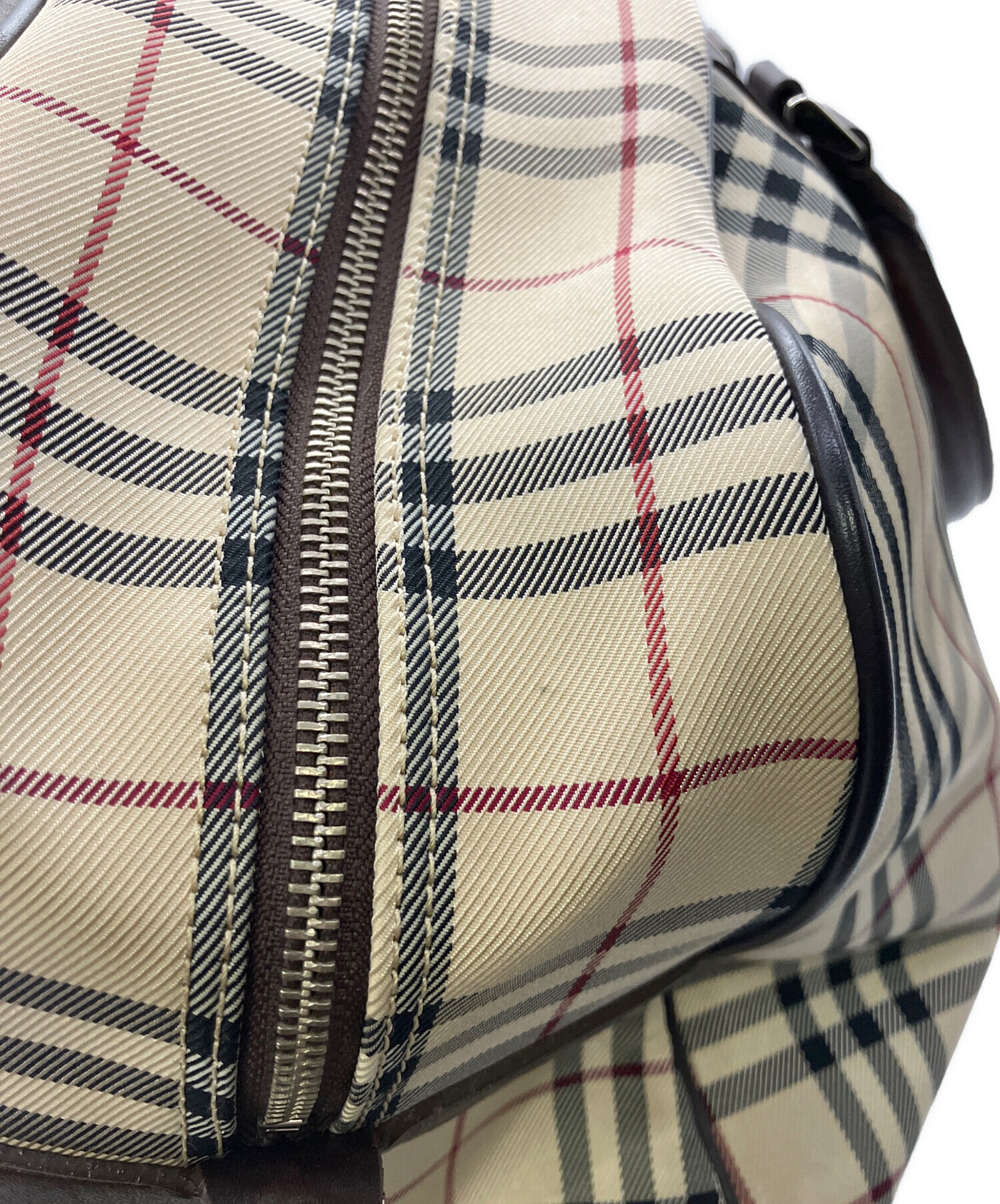 中古・古着通販】BURBERRY (バーバリー) ノバチェック ボストンバッグ 