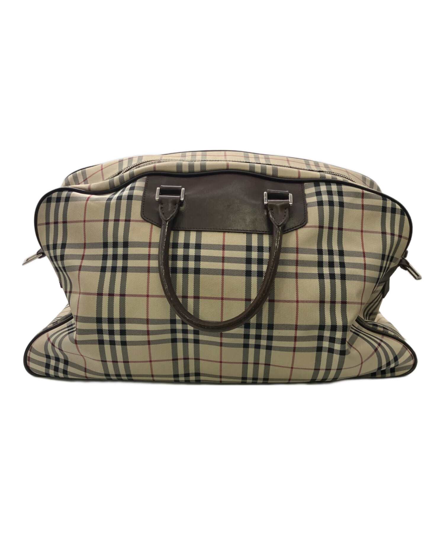 中古・古着通販】BURBERRY (バーバリー) ノバチェック ボストンバッグ 