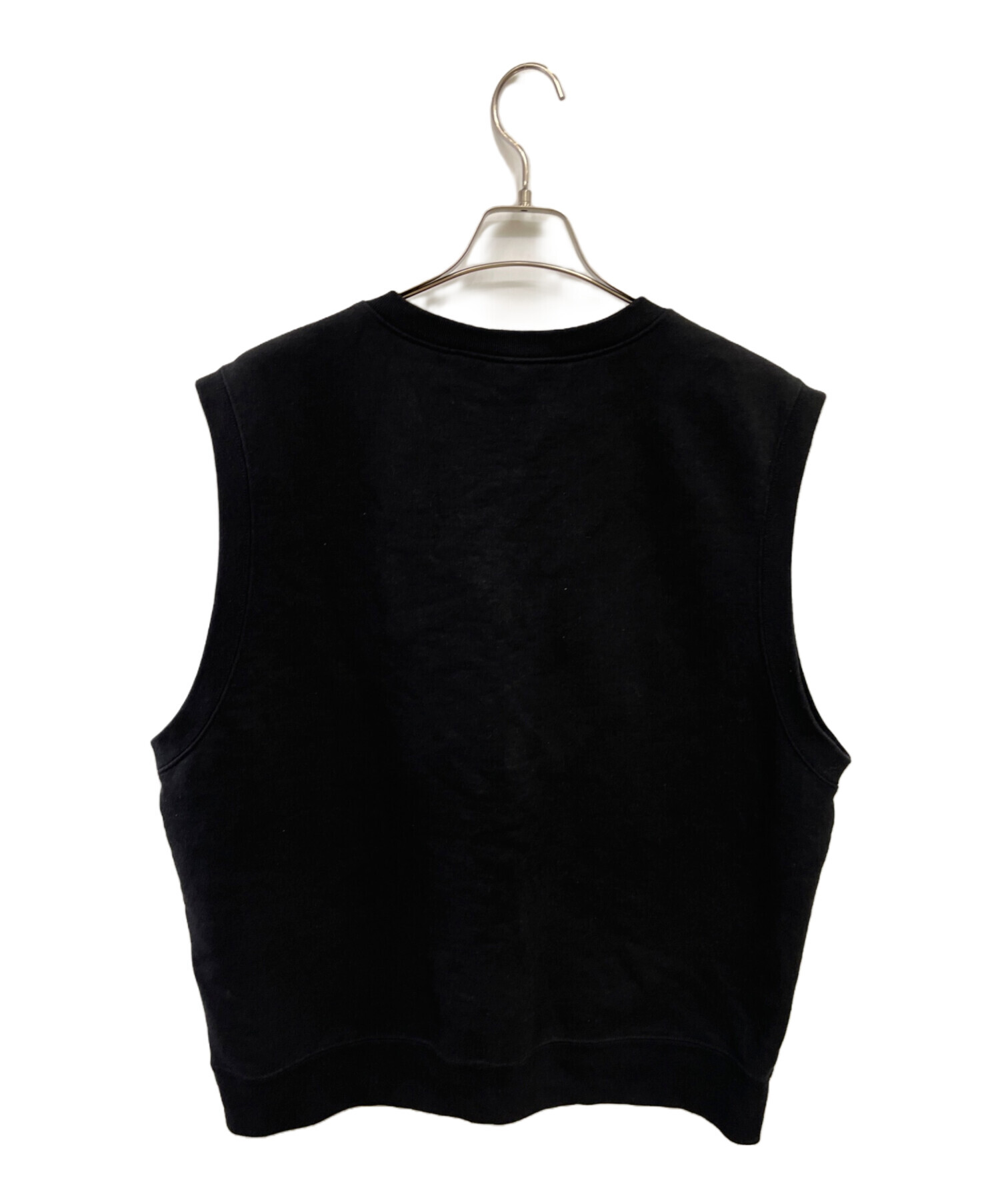 【美品】シュプリーム スウェットベスト23SS ブラック Mサイズ 中古・古着通販】SUPREME (シュプリーム) スウェットベスト ブラック