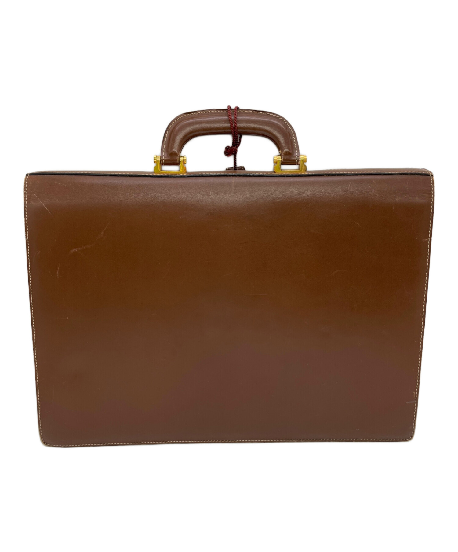 中古・古着通販】LOEWE (ロエベ) ビジネスバッグ ブラウン｜ブランド