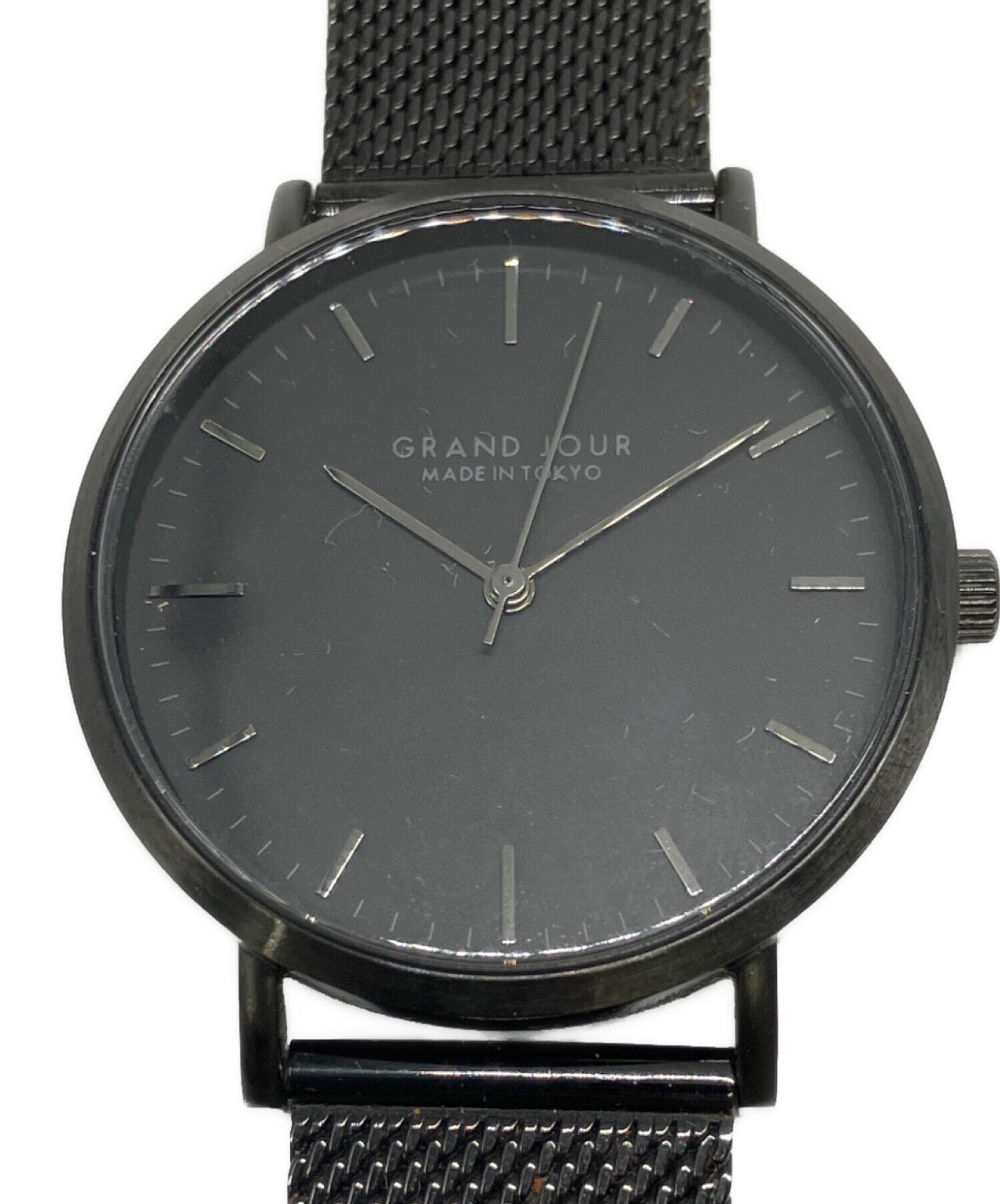 中古・古着通販】GRAND JOUR (グランジュール) 腕時計 ブラック 