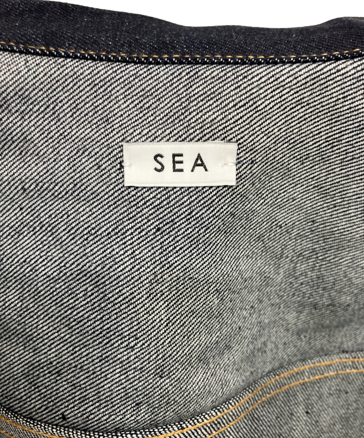 中古・古着通販】SEA (シー) デニムジャケット インディゴ サイズ:Free