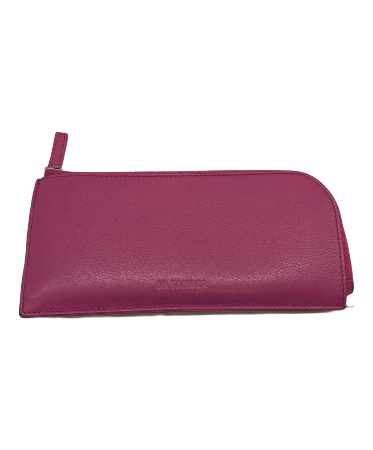 中古・古着通販】JIL SANDER (ジルサンダー) L字ファスナー財布 ピンク 