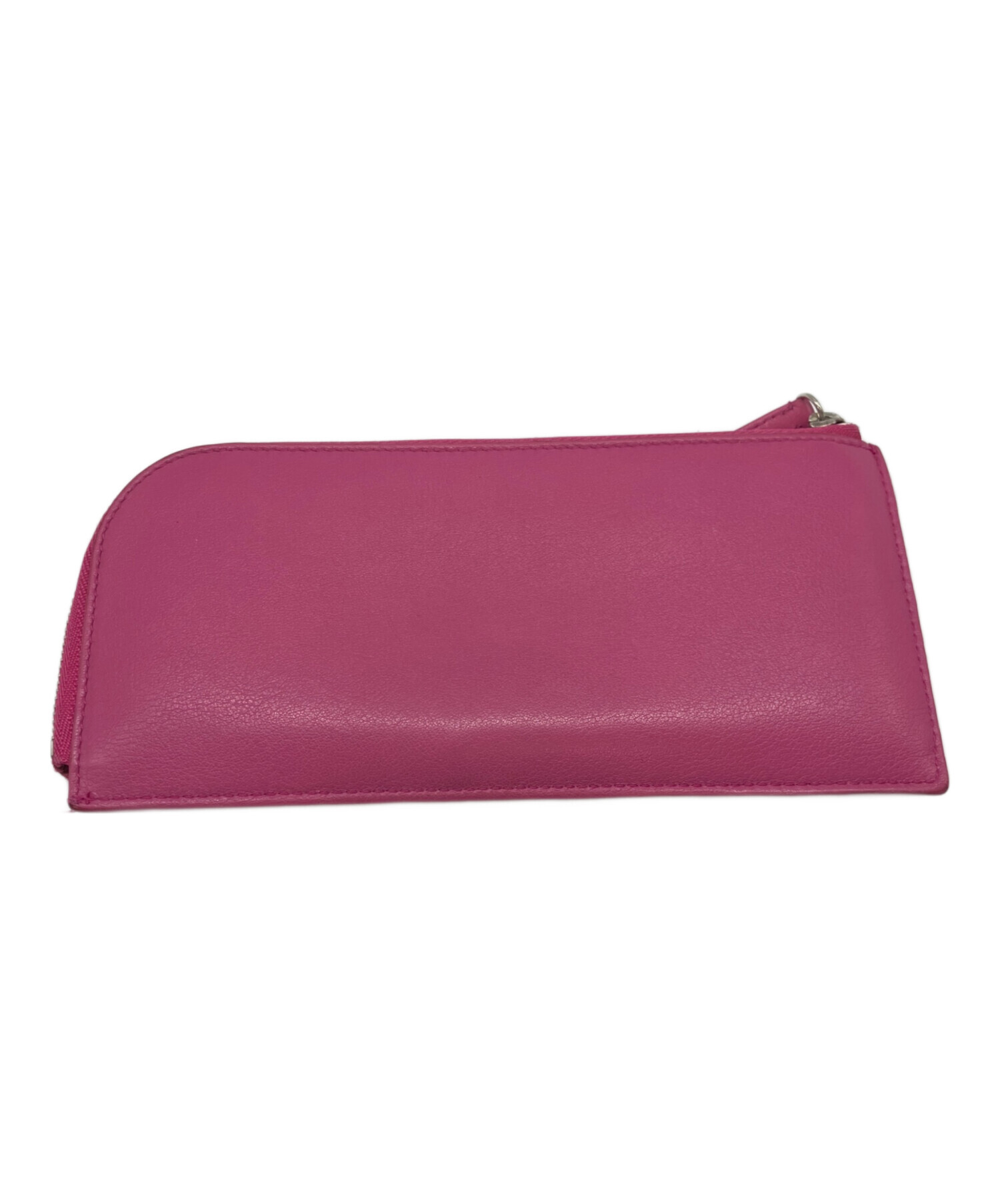 中古・古着通販】JIL SANDER (ジルサンダー) L字ファスナー財布 ピンク 