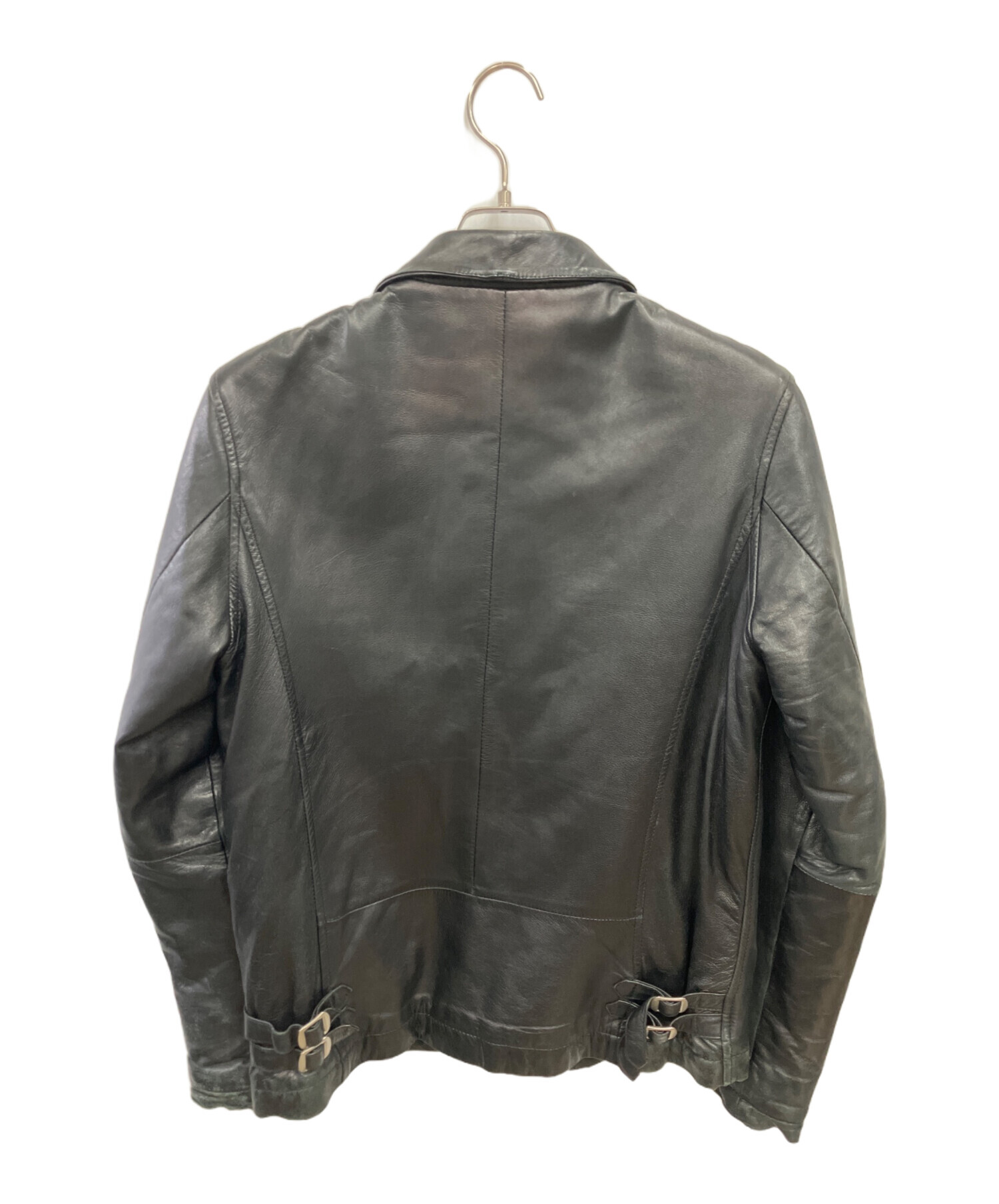 schott✖️stussy シングルライダースジャケット M 中古品 中古・古着通販】stussy (ステューシー) シングルライダースジャケット