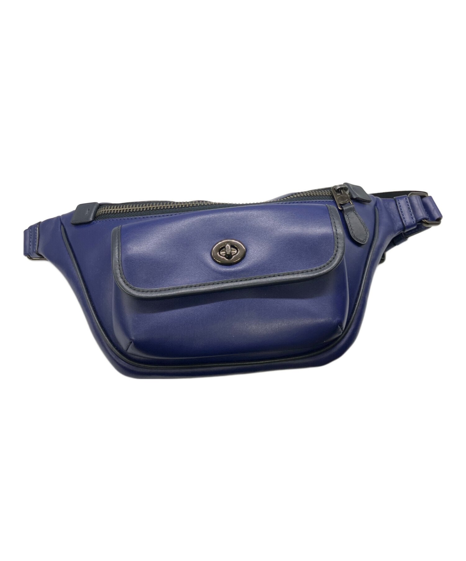 COACH ネイビー ボディバッグ 中古・古着通販】COACH (コーチ) ボディーバッグ ネイビー｜ブランド