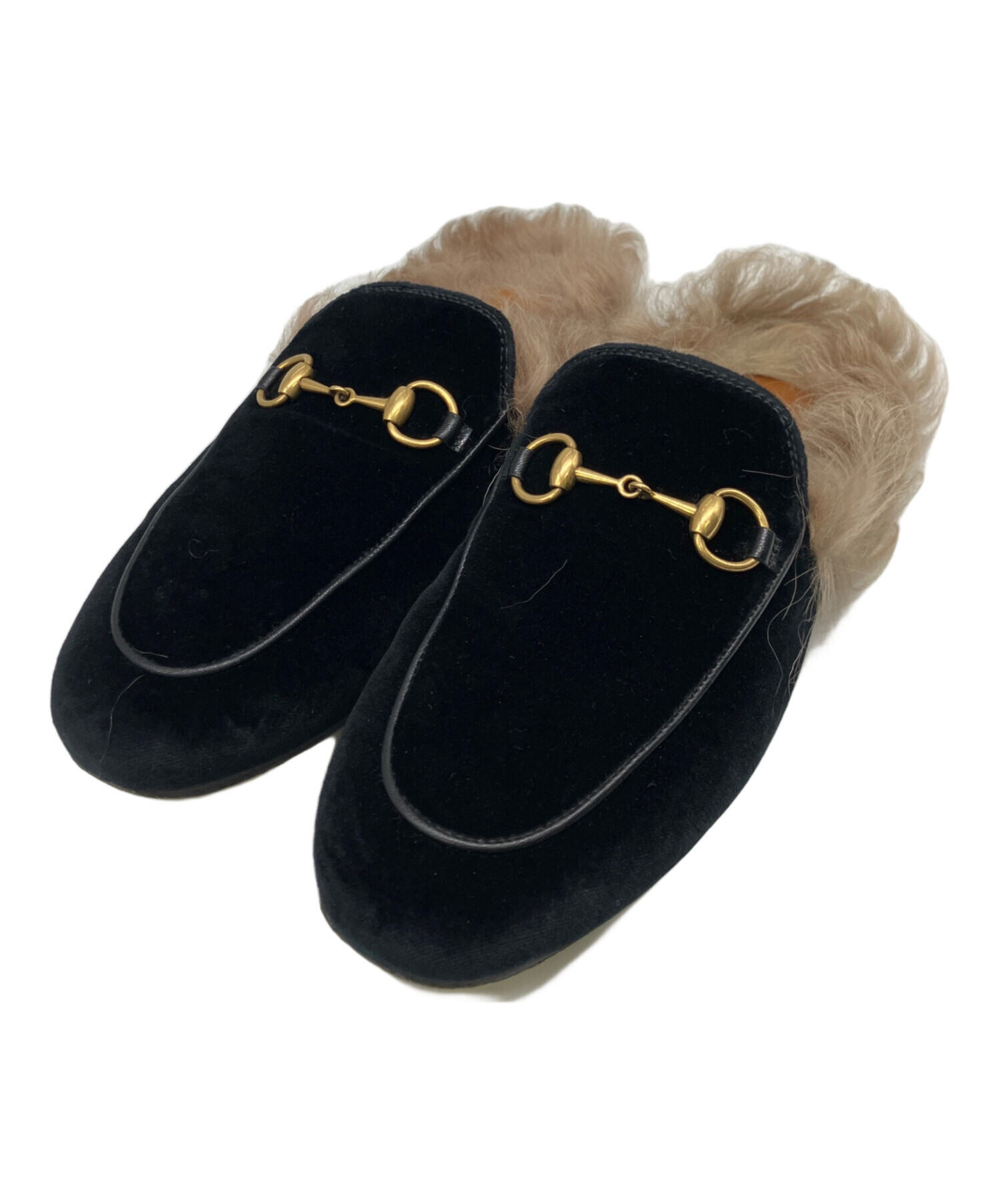 【最終値下げ】 GUCCI ミュール 中古・古着通販】GUCCI (グッチ) プリンスタウン レザー ミュール