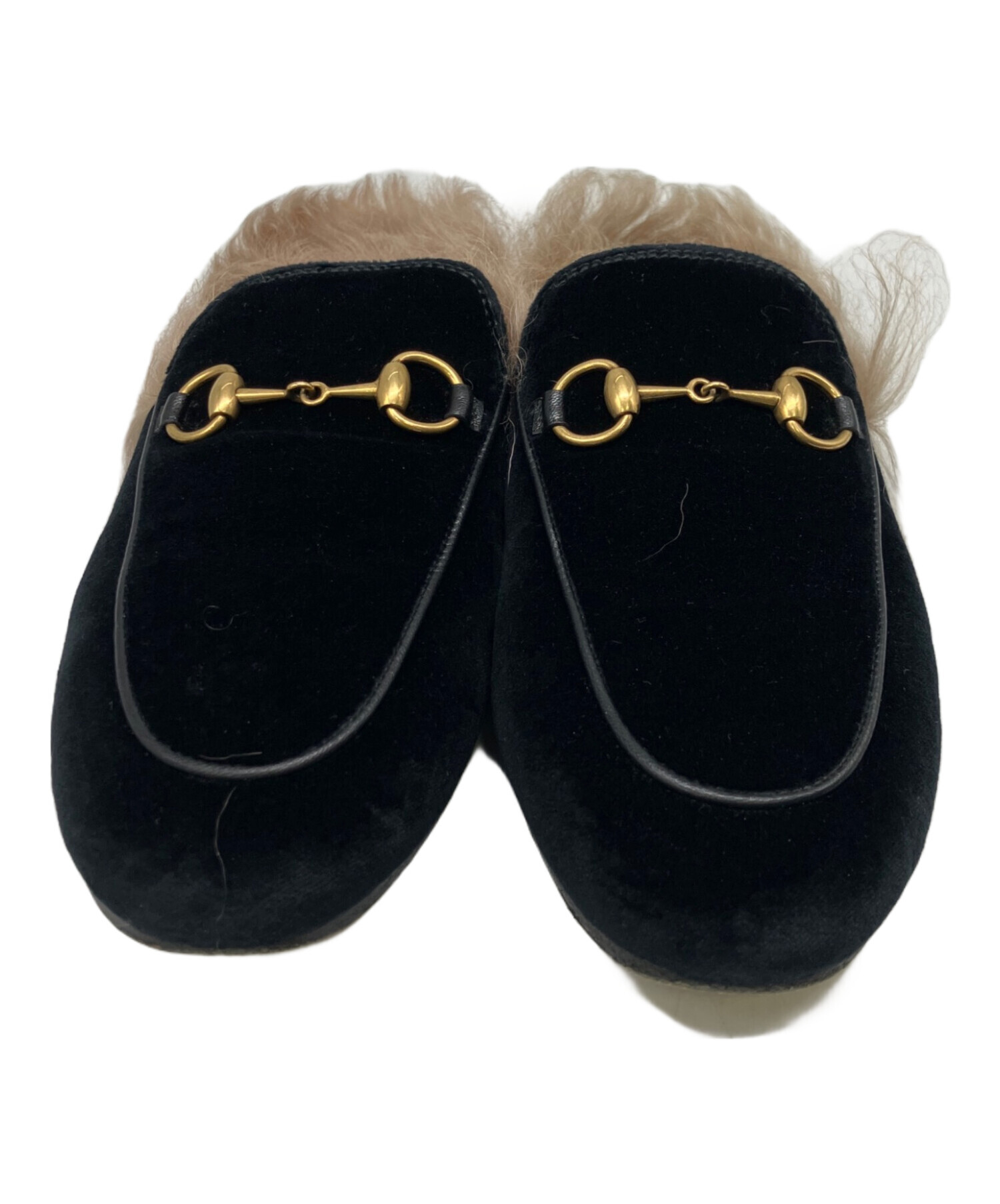 GUCCI ブラック ミュール　サイズ37 中古・古着通販】GUCCI (グッチ) ミュール ブラック サイズ:35