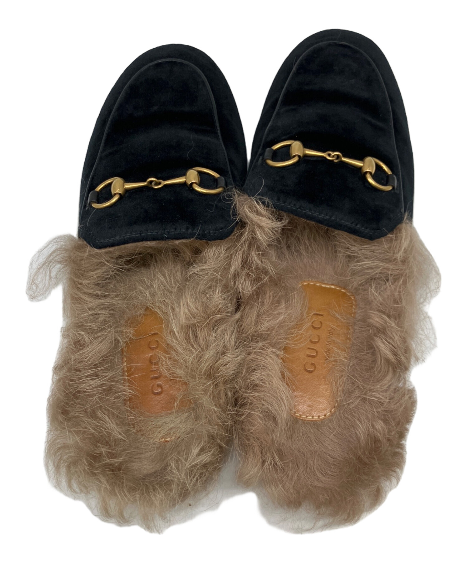 【最終値下げ】 GUCCI ミュール 中古・古着通販】GUCCI (グッチ) ミュール ブラック サイズ:35