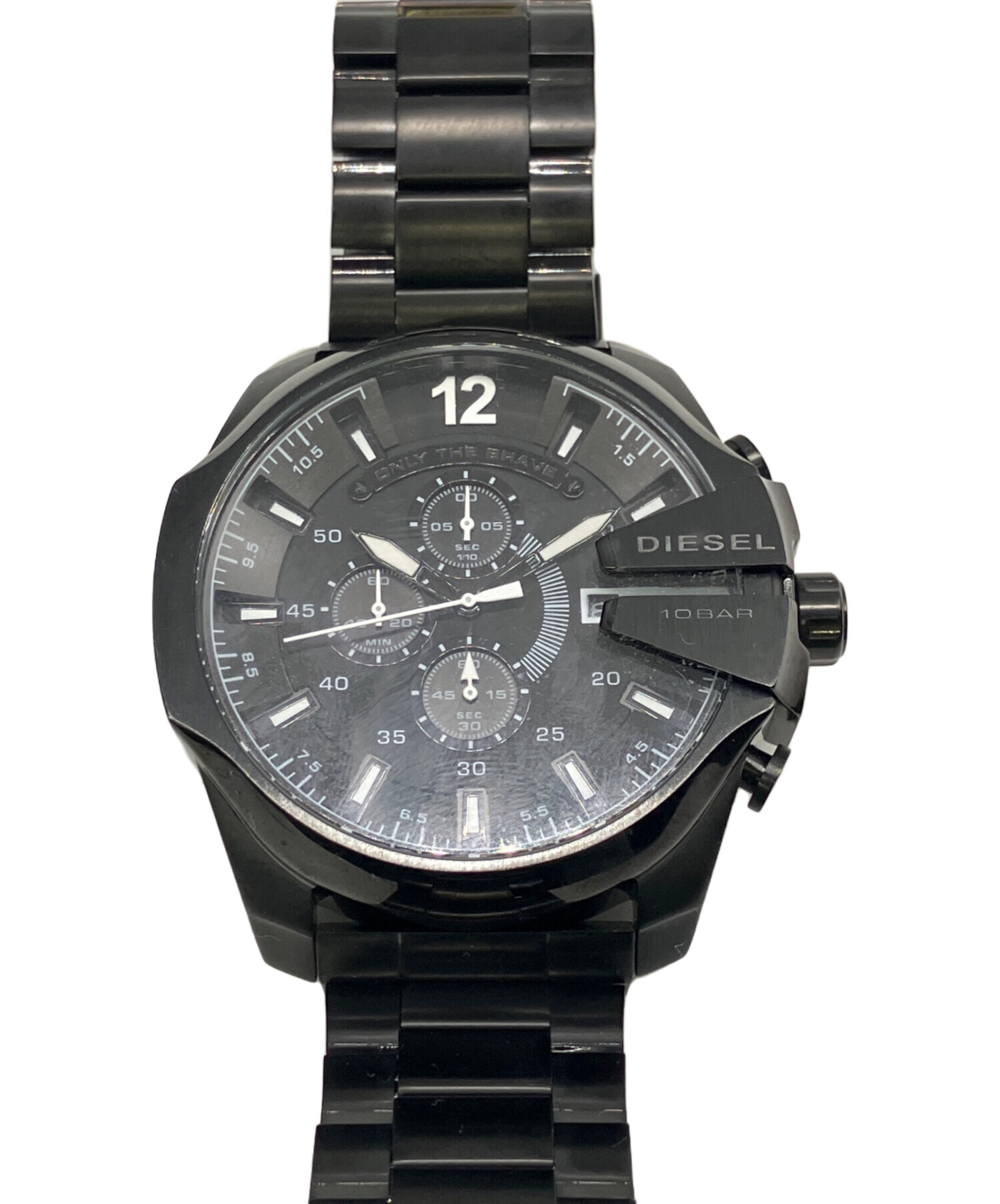 中古・古着通販】DIESEL (ディーゼル) クロノグラフ ブラック 