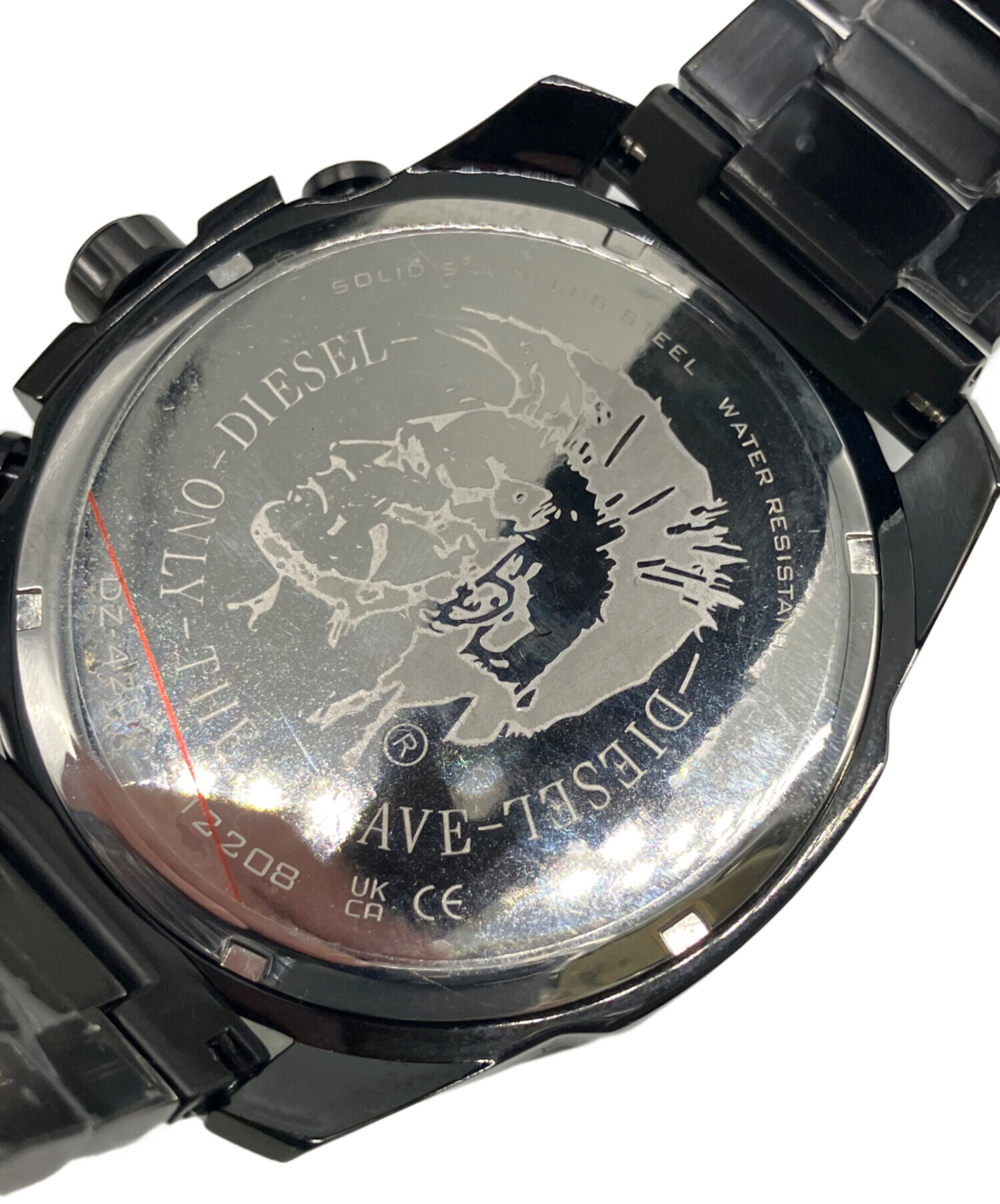 中古・古着通販】DIESEL (ディーゼル) クロノグラフ ブラック 