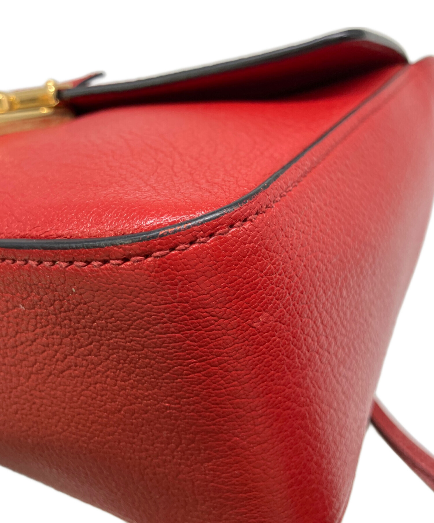 中古・古着通販】MIU MIU (ミュウミュウ) ショルダーバッグ レッド