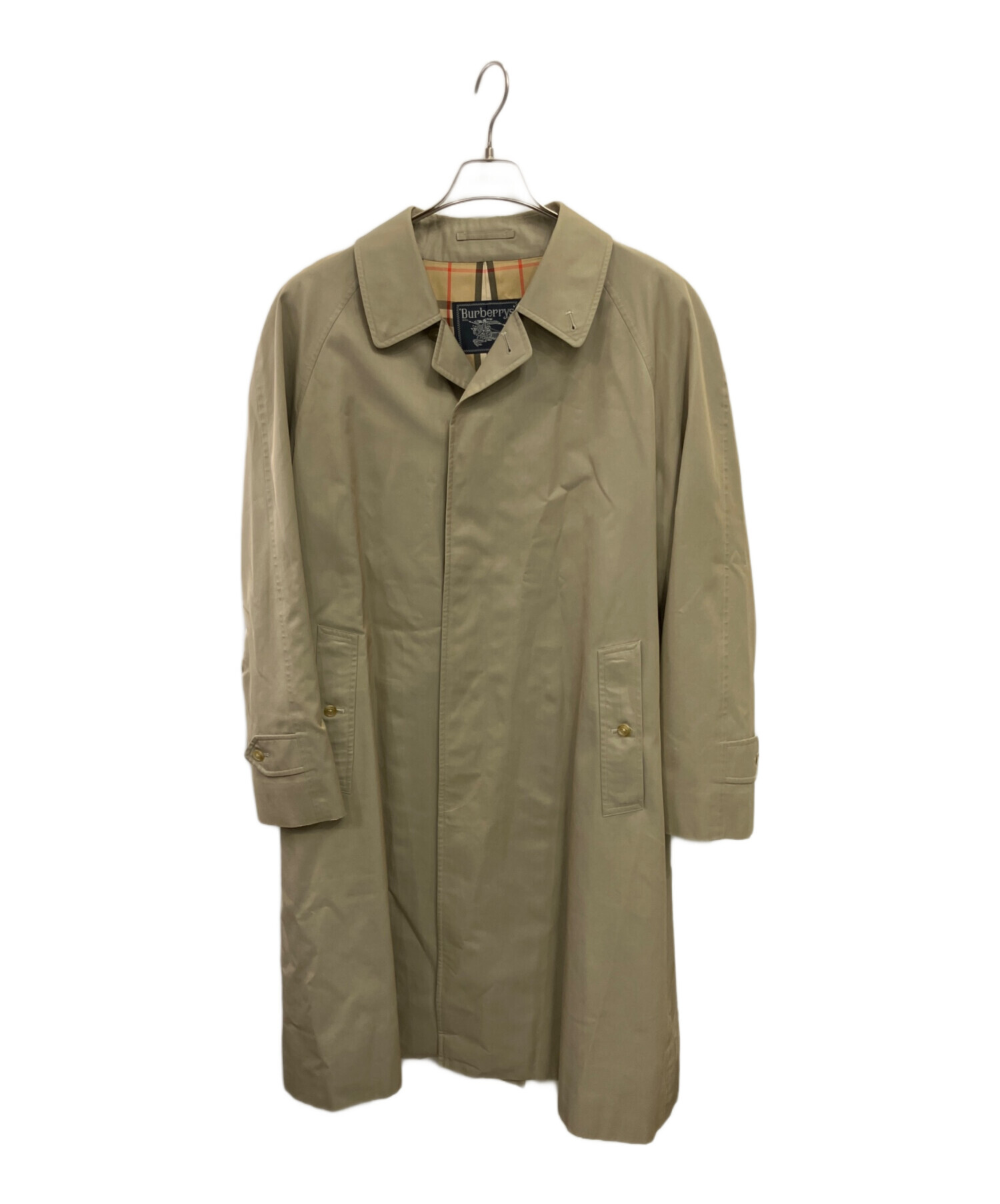 中古・古着通販】BURBERRY (バーバリー) ステンカラーコート オリーブ 