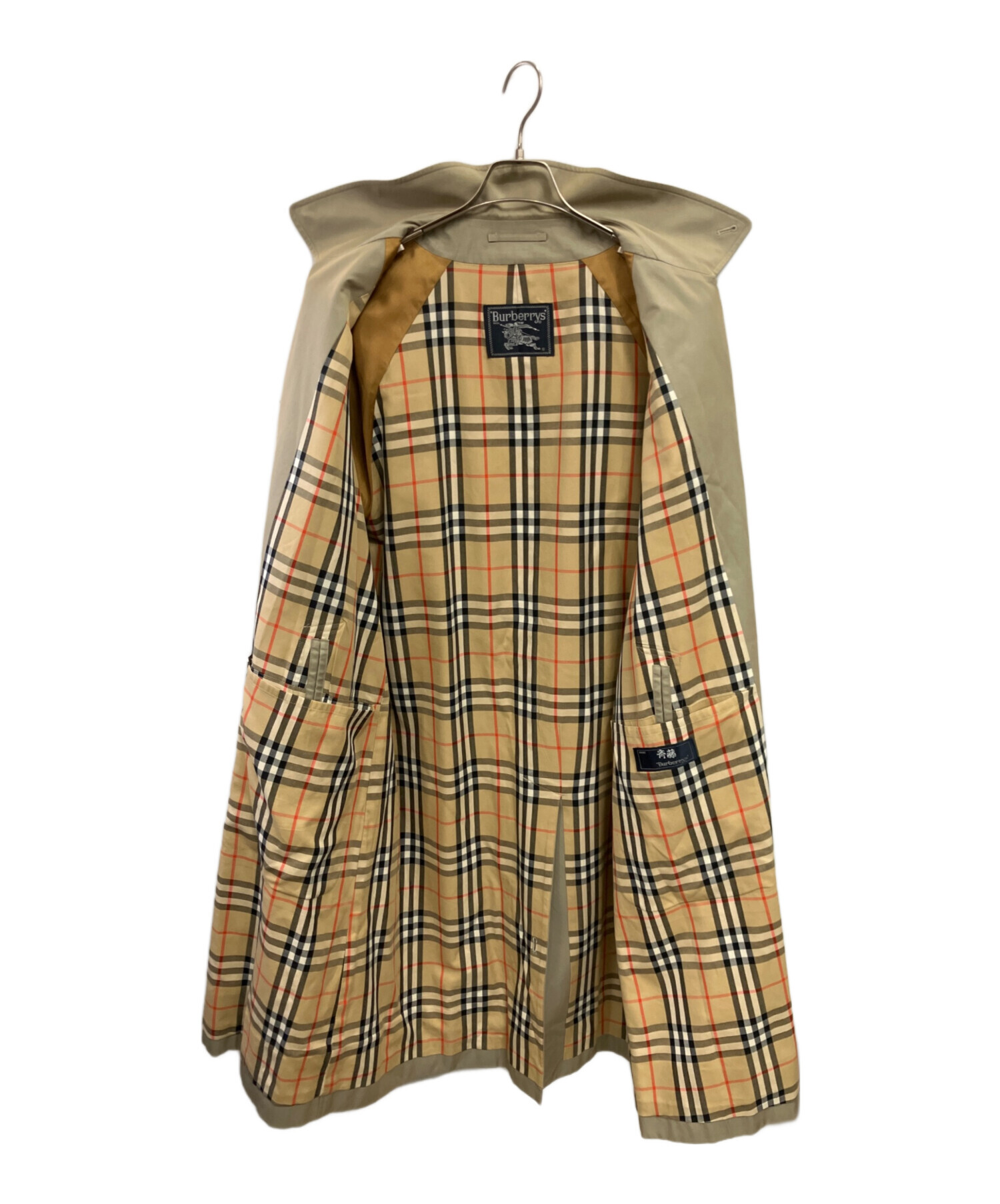 中古・古着通販】BURBERRY (バーバリー) ステンカラーコート オリーブ