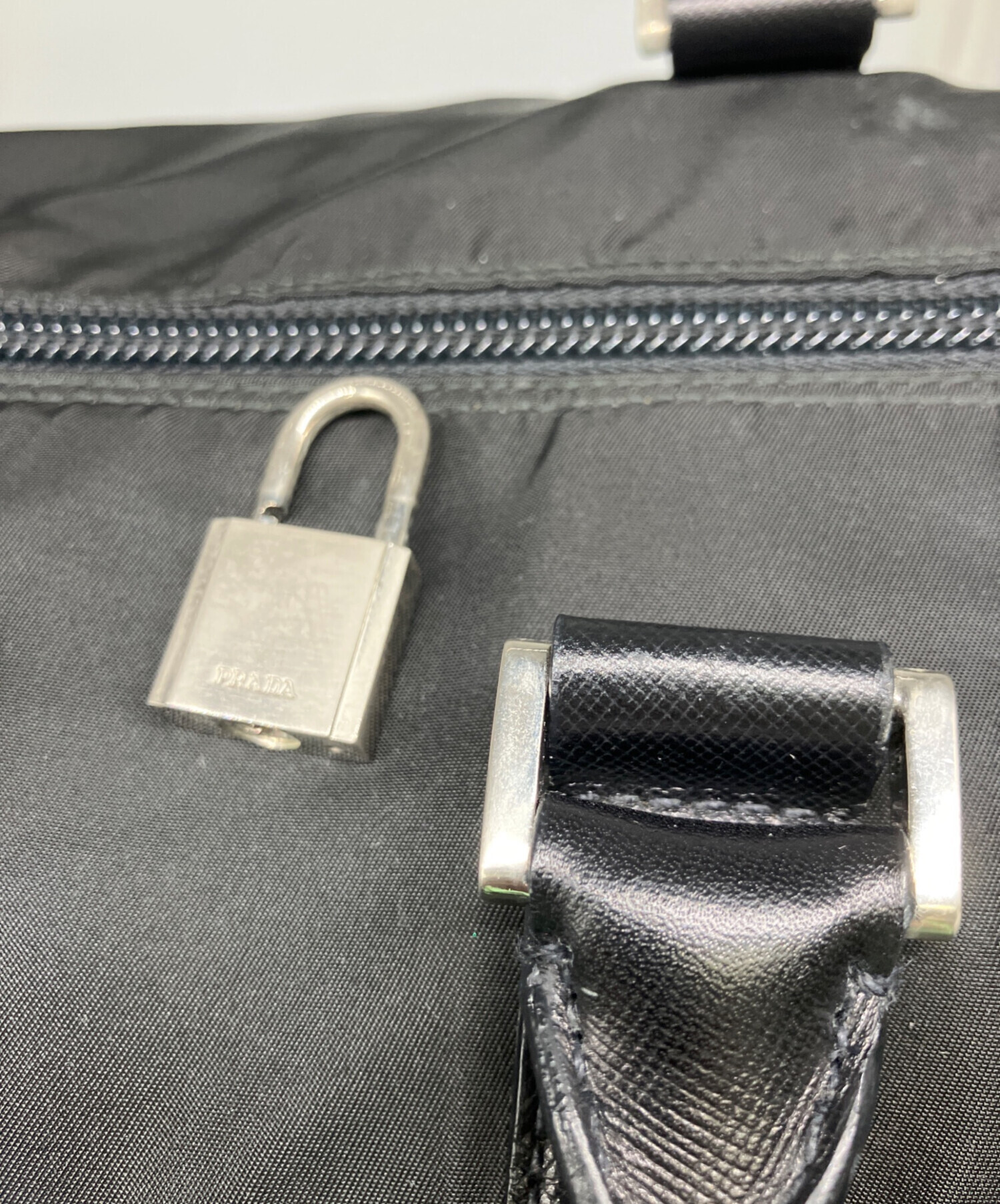 中古・古着通販】PRADA (プラダ) ボストンバッグ ブラック｜ブランド