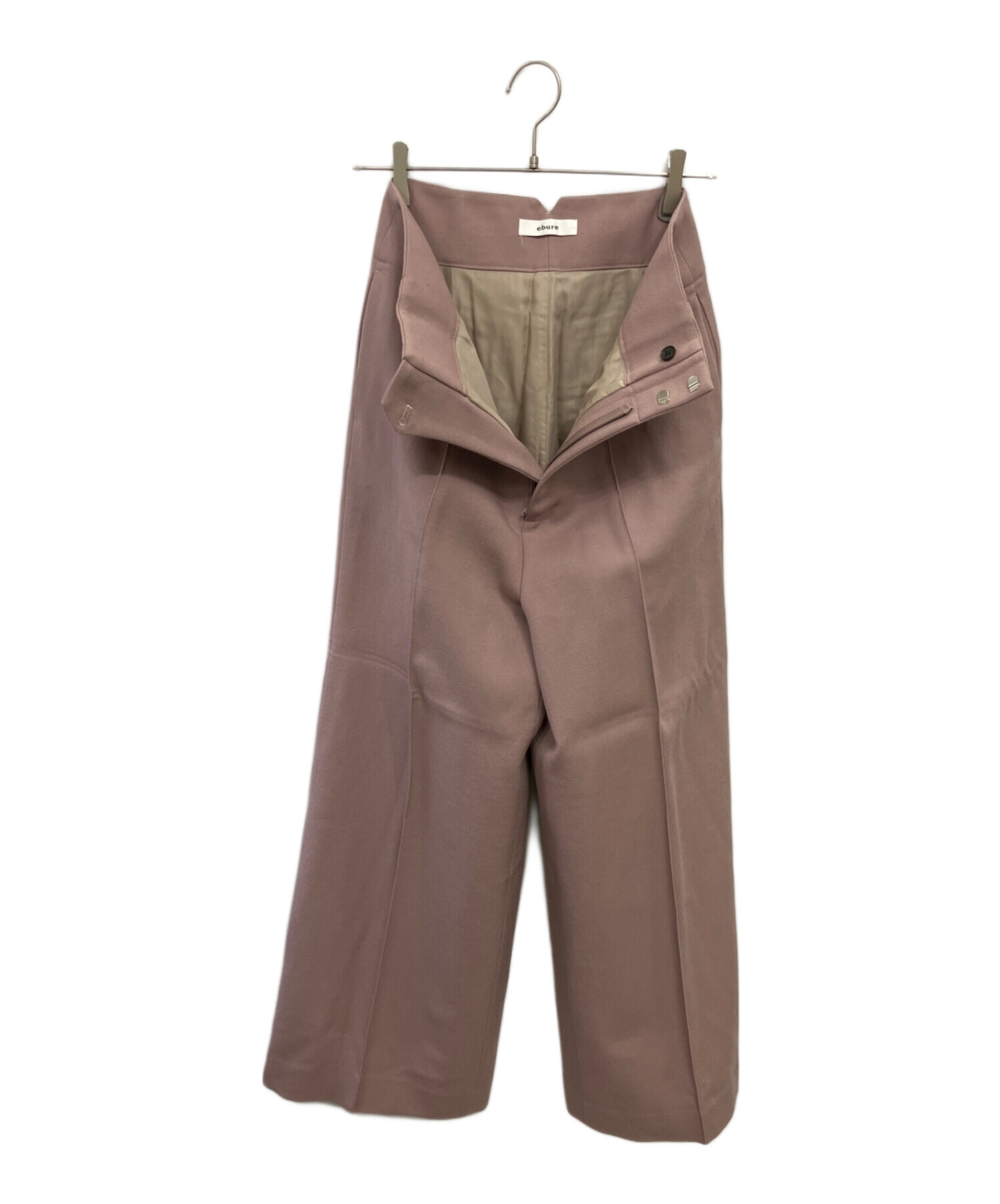 【新品】ebure エブール レザーパンツ 36 ダークブラウン 羊革 軽量 週3はけるレザーパンツで大人のリッチ見えカジュアル | VERY