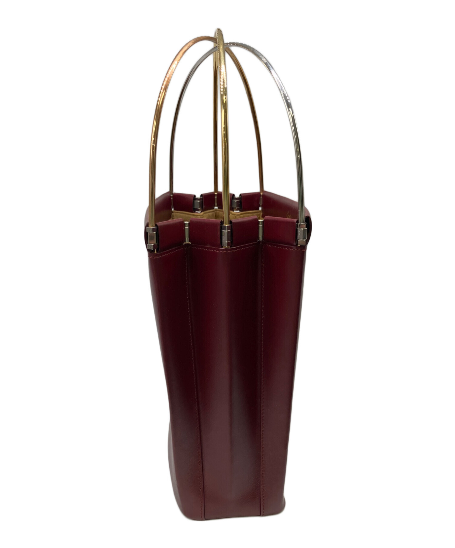 カルティエ トートバック 中古・古着通販】Cartier (カルティエ) トートバッグ ボルドー