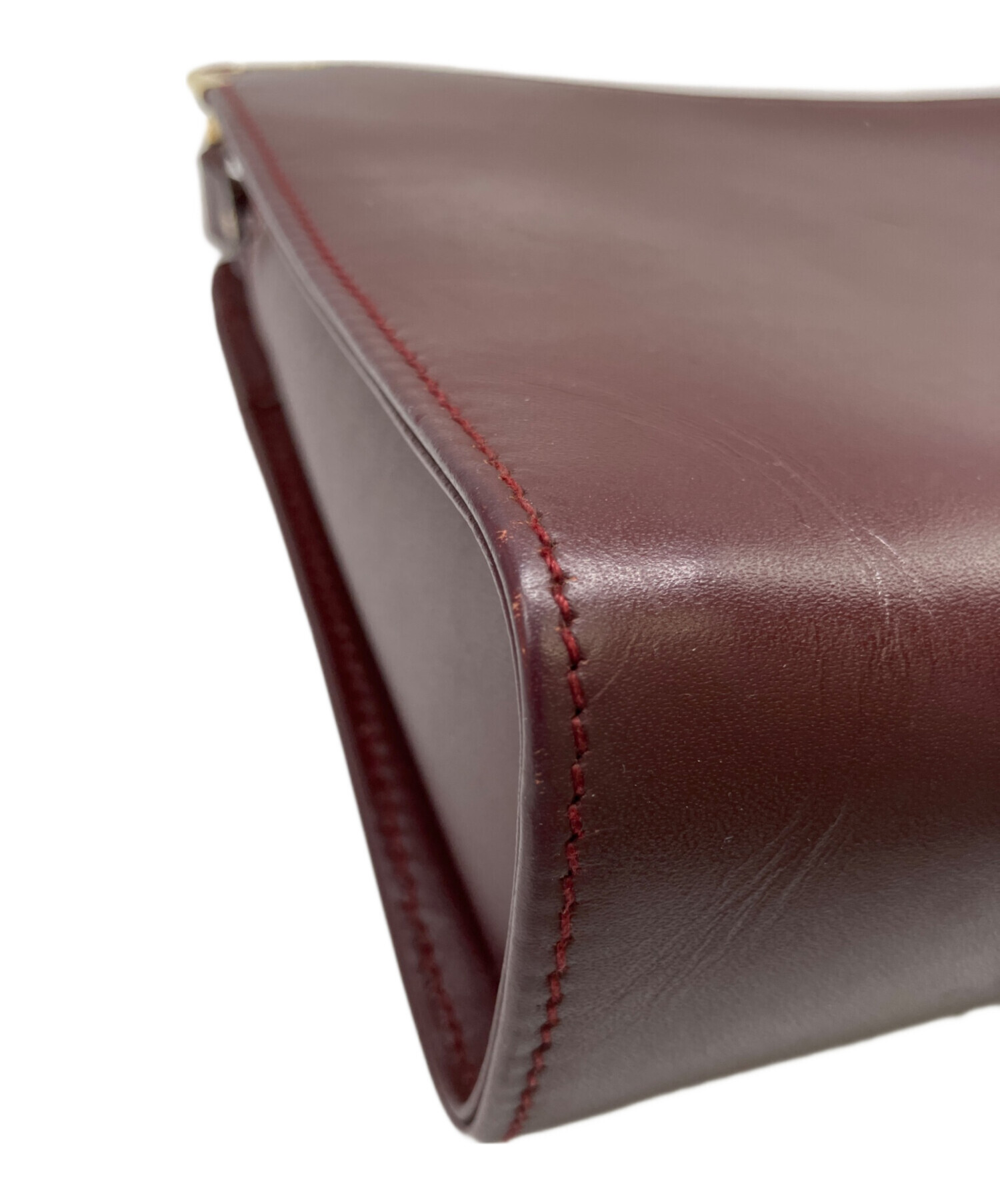 中古・古着通販】Cartier (カルティエ) セカンドバッグ ボルドー