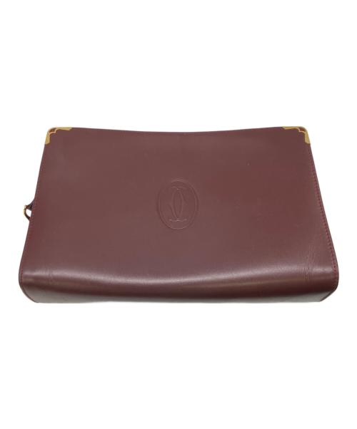 中古・古着通販】Cartier (カルティエ) セカンドバッグ ボルドー