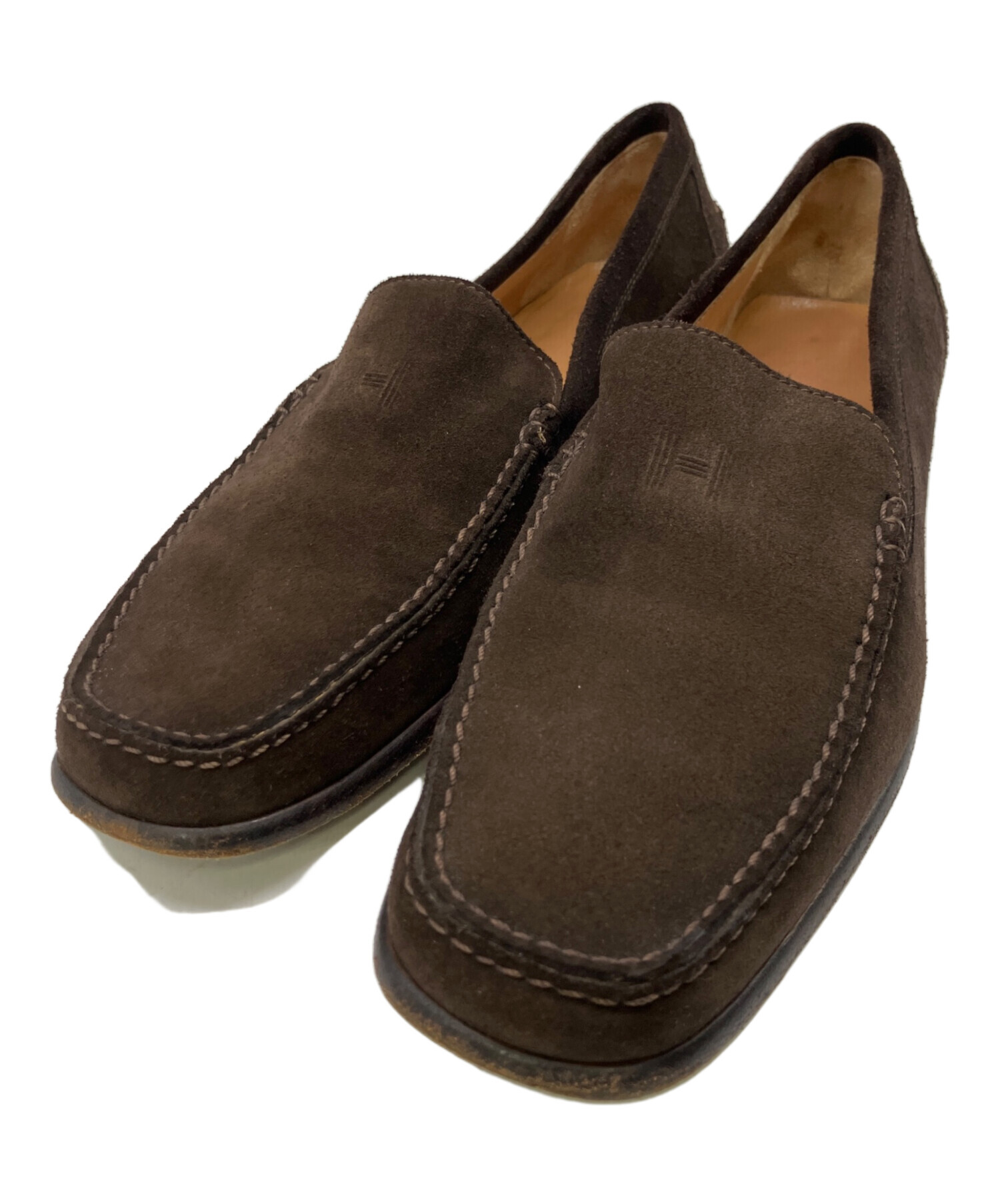 中古・古着通販】HERMES (エルメス) ローファー ブラウン サイズ:37