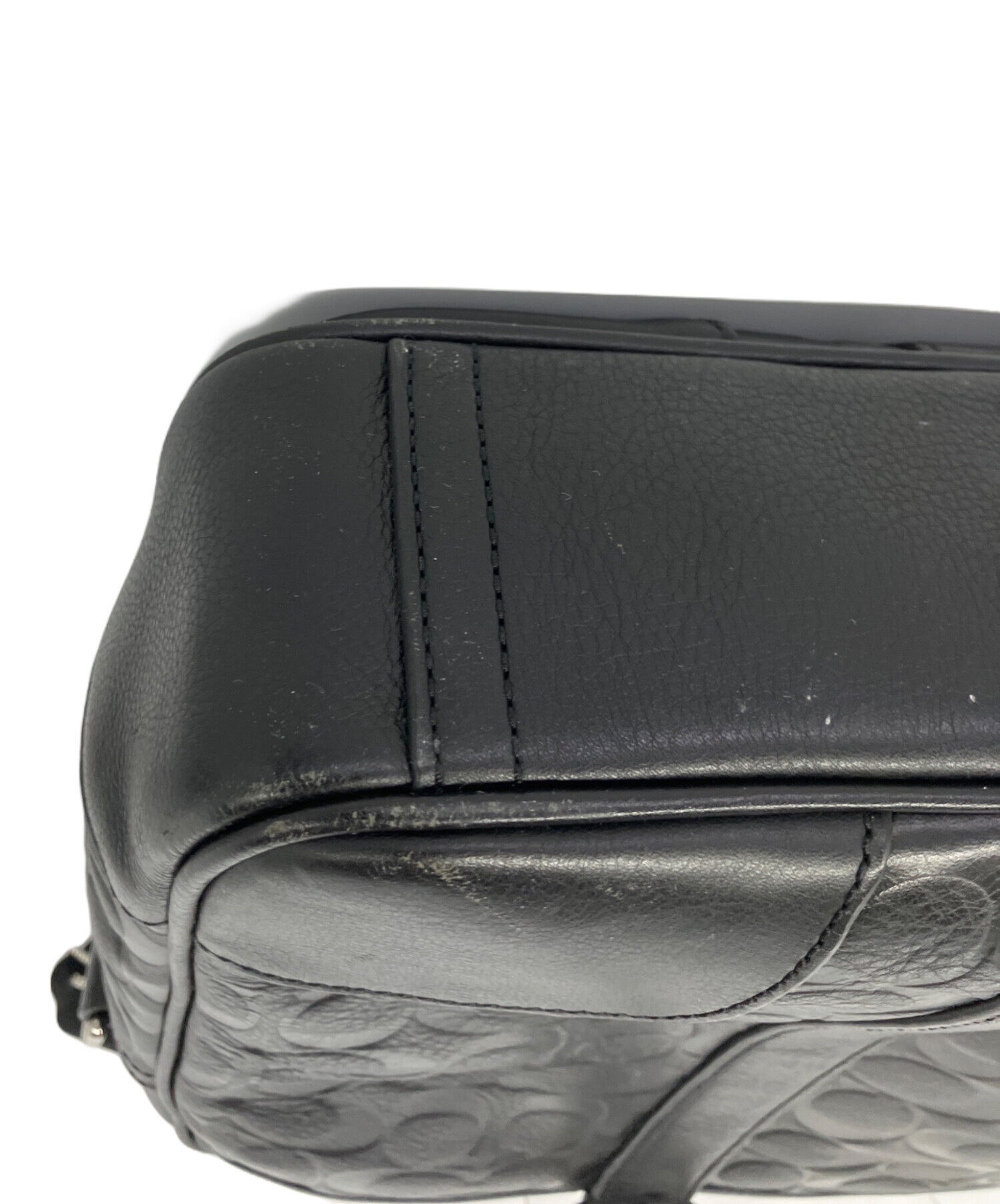 中古・古着通販】COACH (コーチ) ビジネスバッグ ブラック｜ブランド