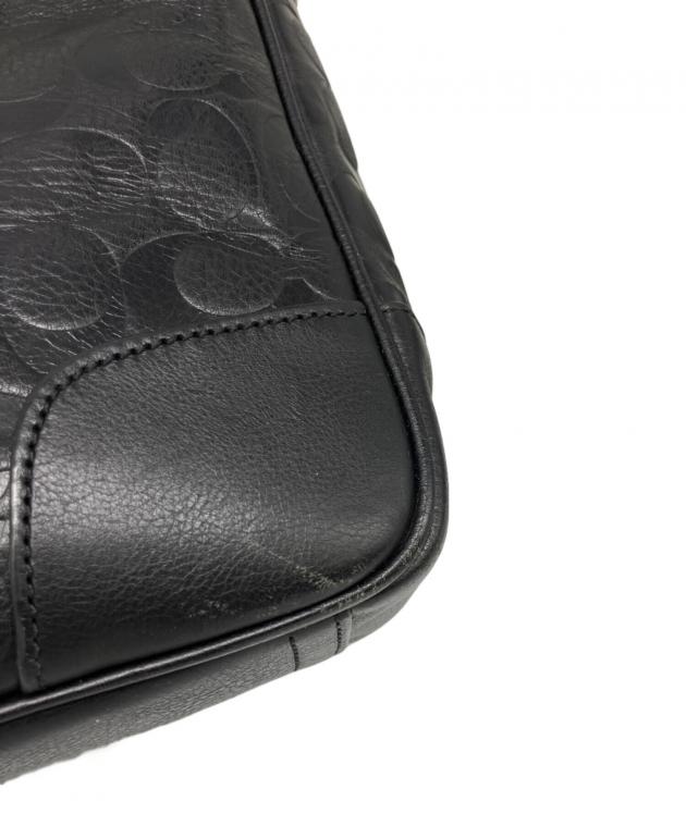 中古・古着通販】COACH (コーチ) ビジネスバッグ ブラック｜ブランド