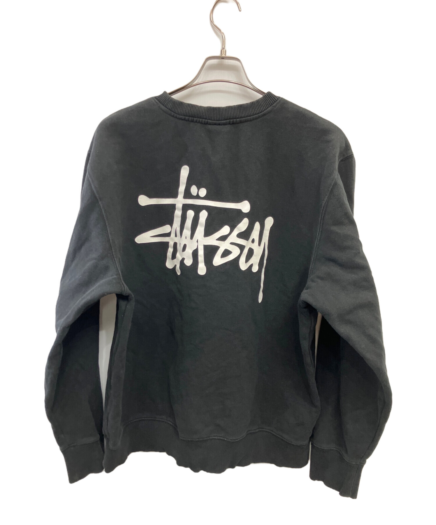 中古・古着通販】stussy (ステューシー) Basic Stussy Sweat ブラック 