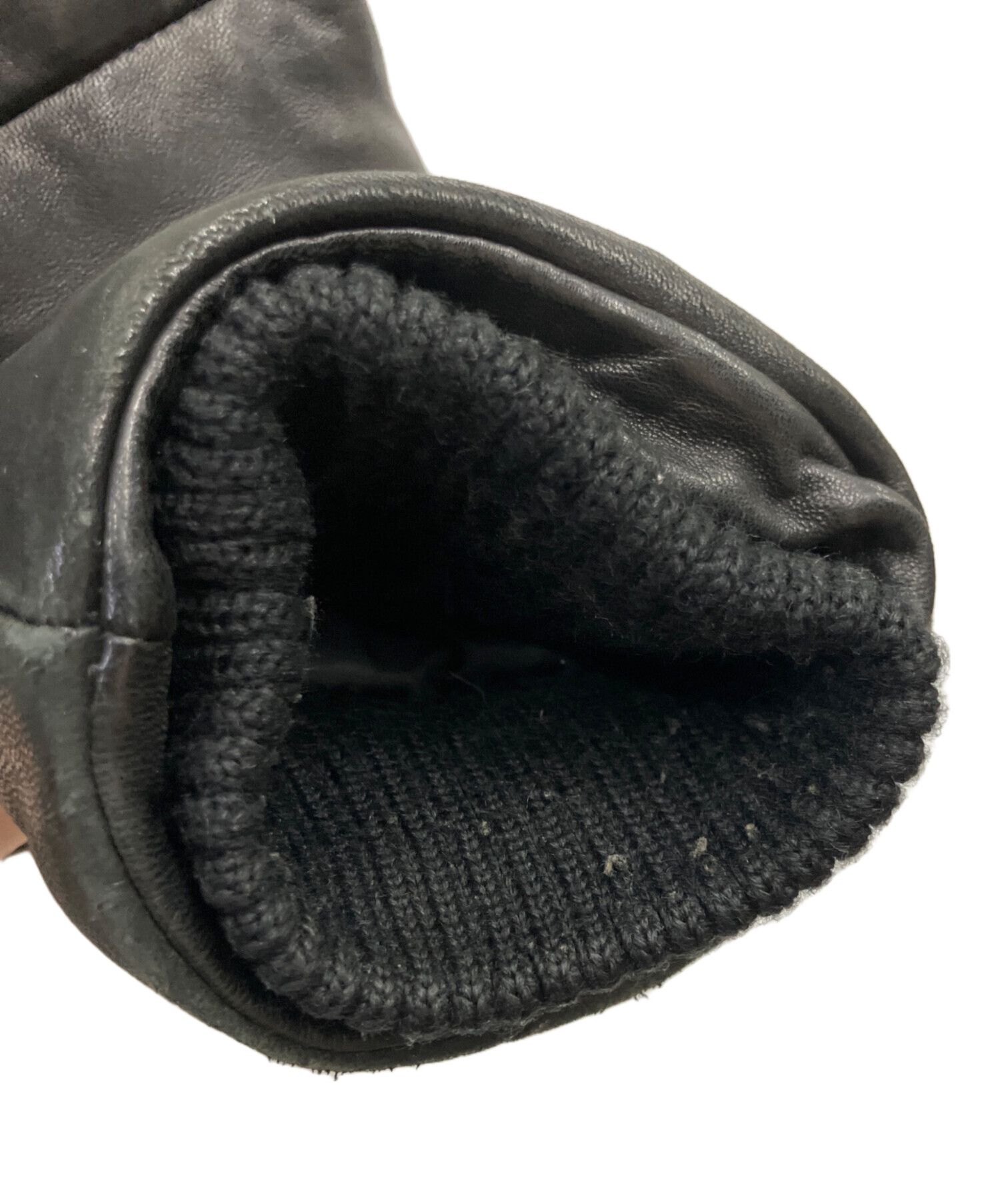 中古・古着通販】AVIREX (アヴィレックス) ラムレザーダウンジャケット