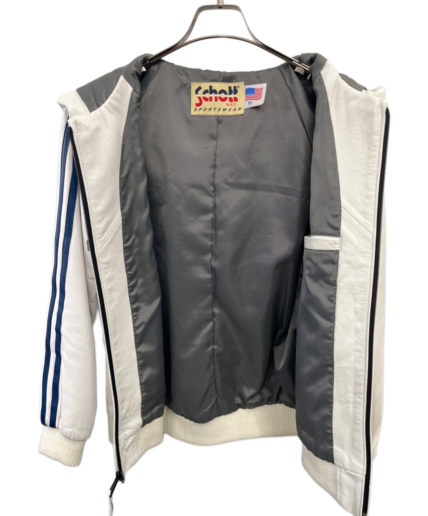 中古・古着通販】schott (ショット) トラックフーディージャケット 