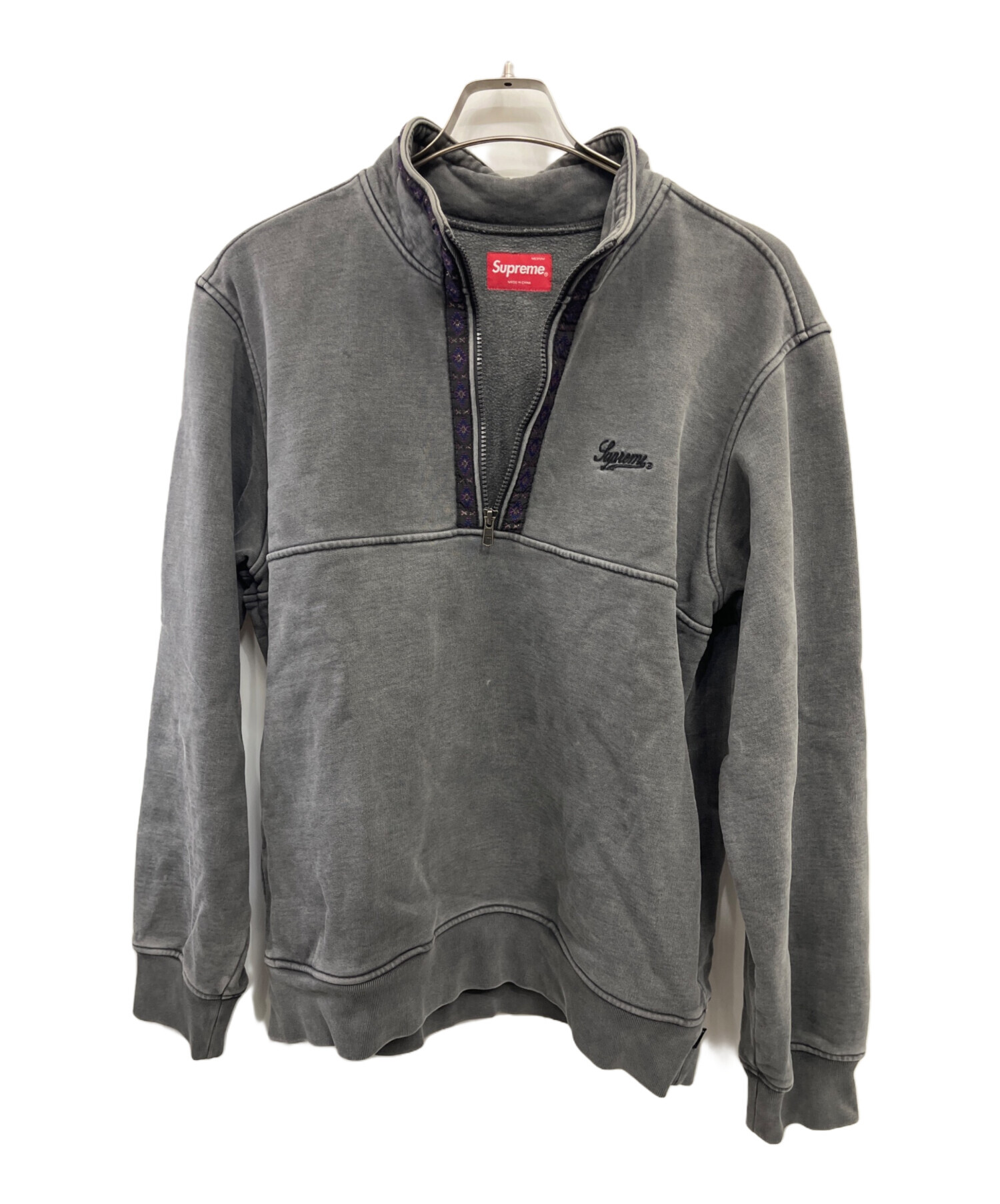 中古・古着通販】SUPREME (シュプリーム) Overdyed Half Zip Up 