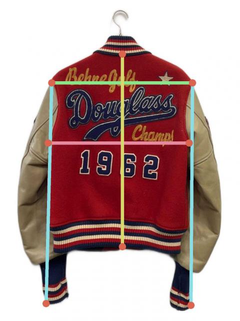 中古・古着通販】STYLE EYES (スタイルアイズ) スタジャン レッド