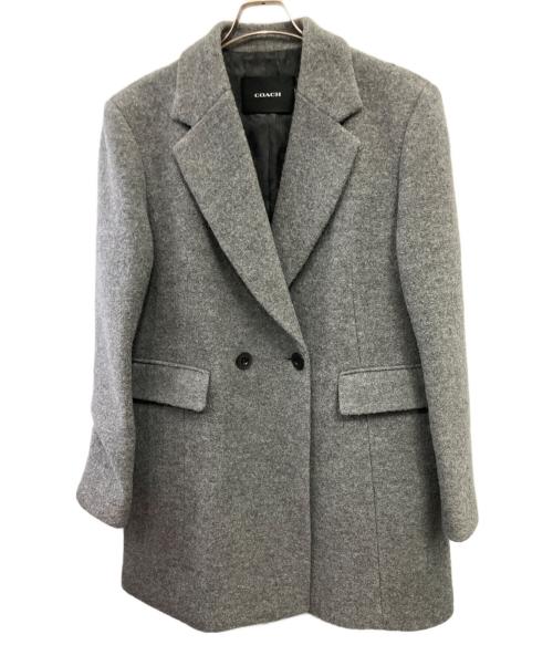 中古・古着通販】COACH (コーチ) ウールチェスターコート ブラック