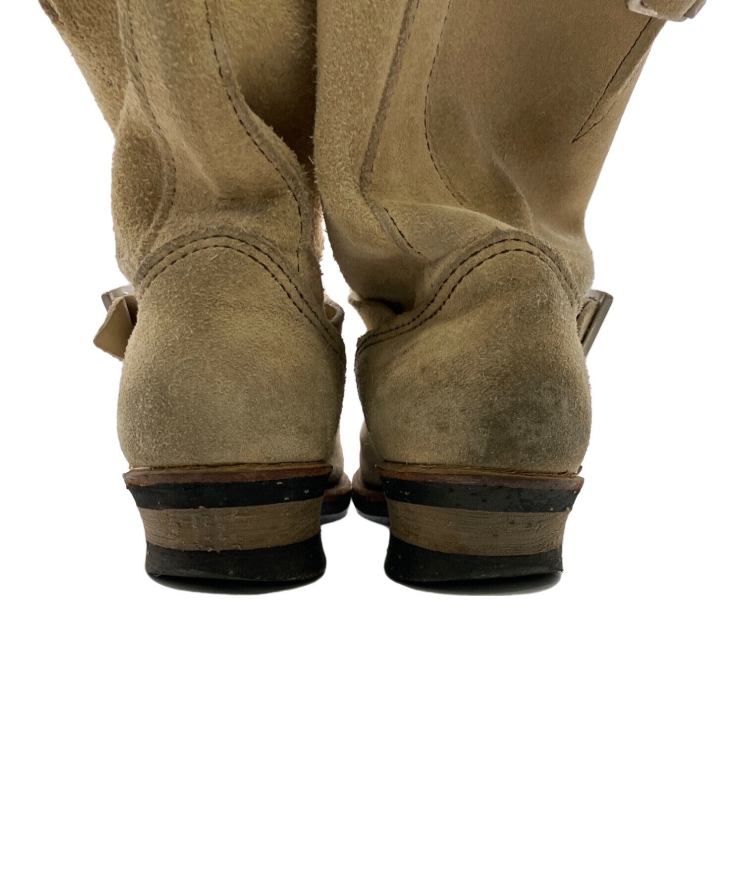 Red Wing Shoes ワークブーツ 8.5E ベージュ 中古・古着通販】RED WING (レッドウィング) エンジニアブーツ
