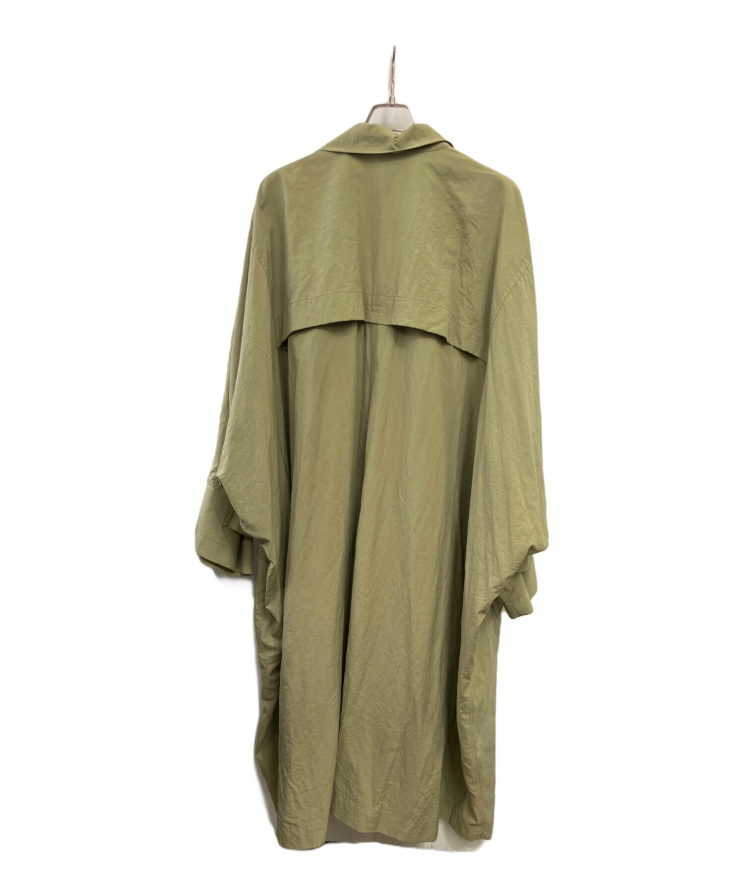 Issey Miyake イカコート オリーブ 中古・古着通販】ISSEY MIYAKE (イッセイミヤケ) イカコート オリーブ